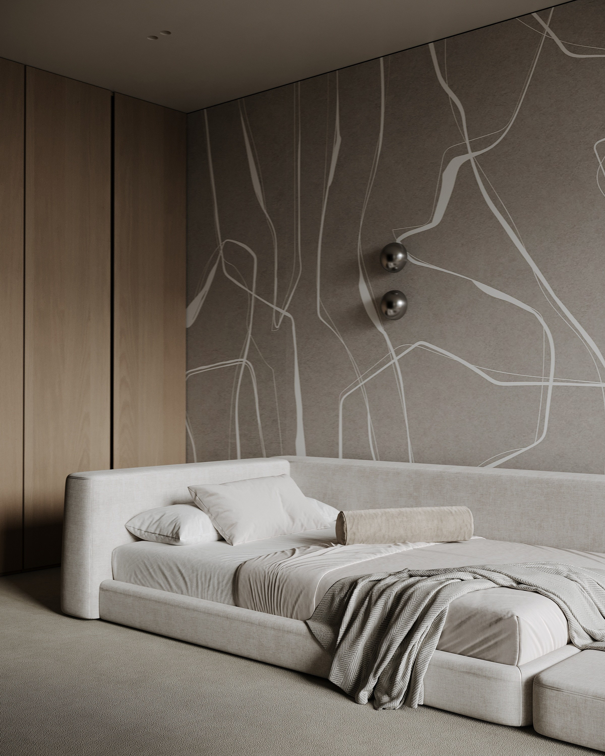 Интерьер квартиры в стиле минимализм. MONOROOM | дизайн интерьера