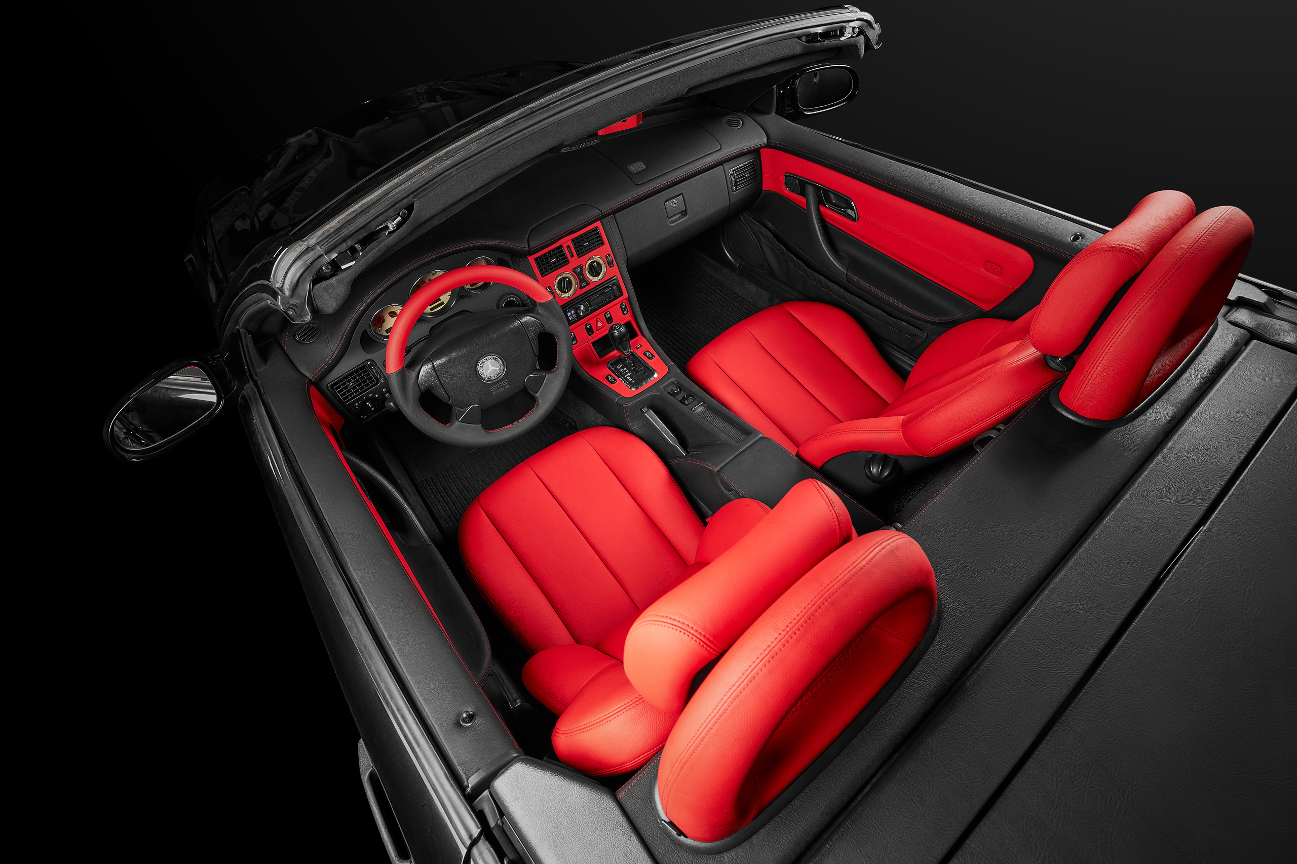 Mercedes-Benz SLK 230 Black Cabrio. Репортажный фотограф и ретушер в Москве Наталья Алексеева