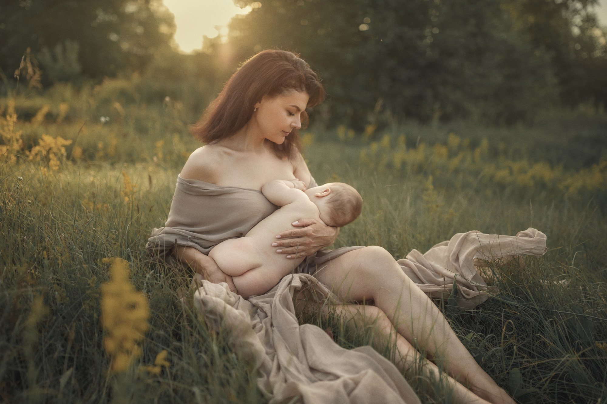 Счастливая семья на фотосессии в Тамбове