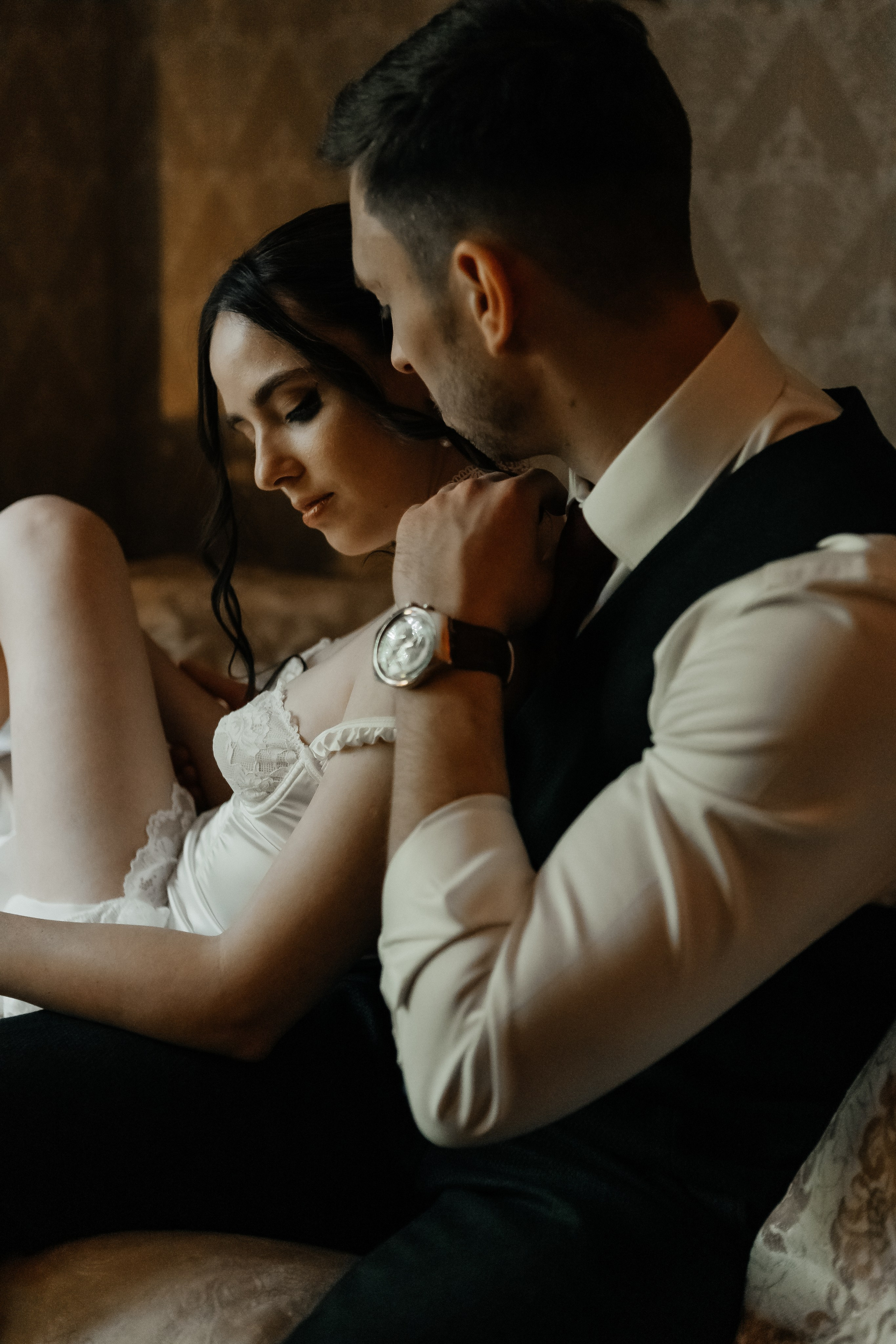 Нежность и страсть в интерьерах XIX века: свадебная будуарная фотосессия. Свадебный фотограф в Москве