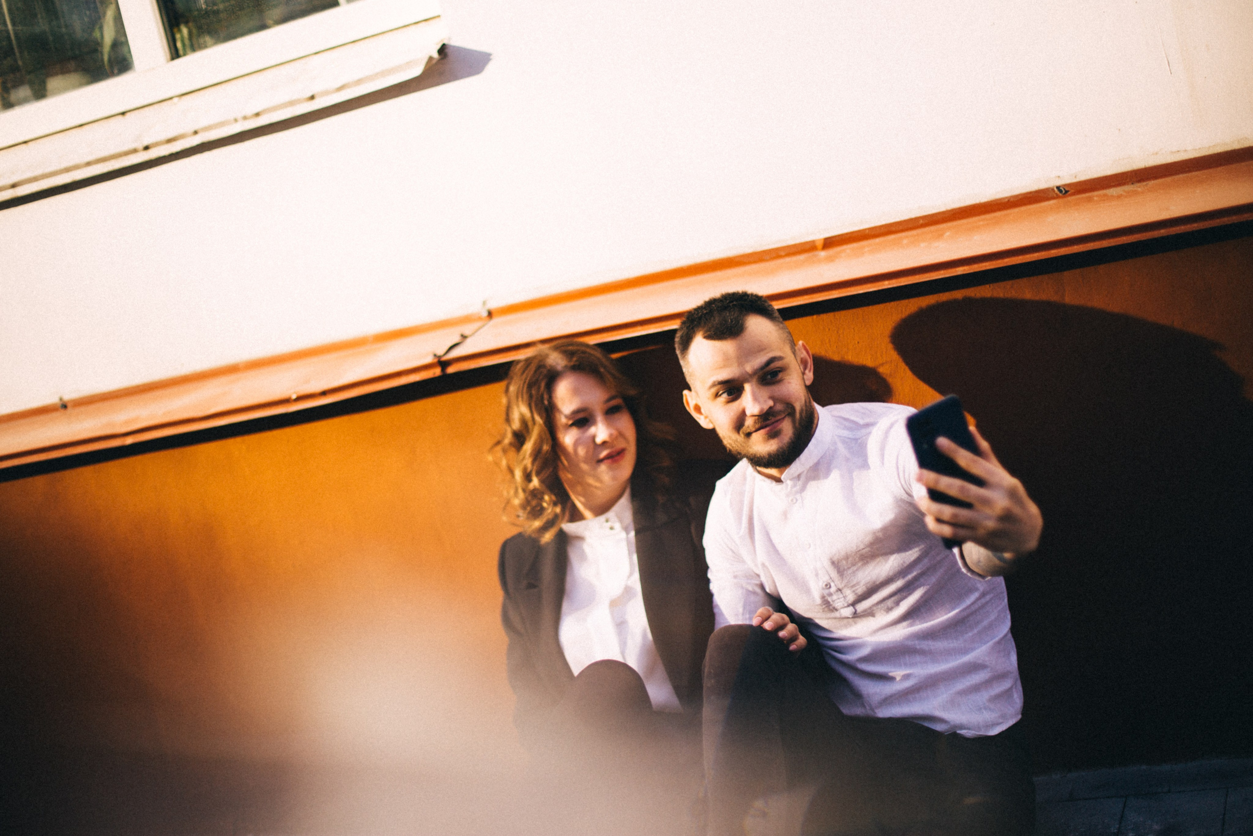 У Колеса обозрения. Фотограф в Нижнем Новгороде