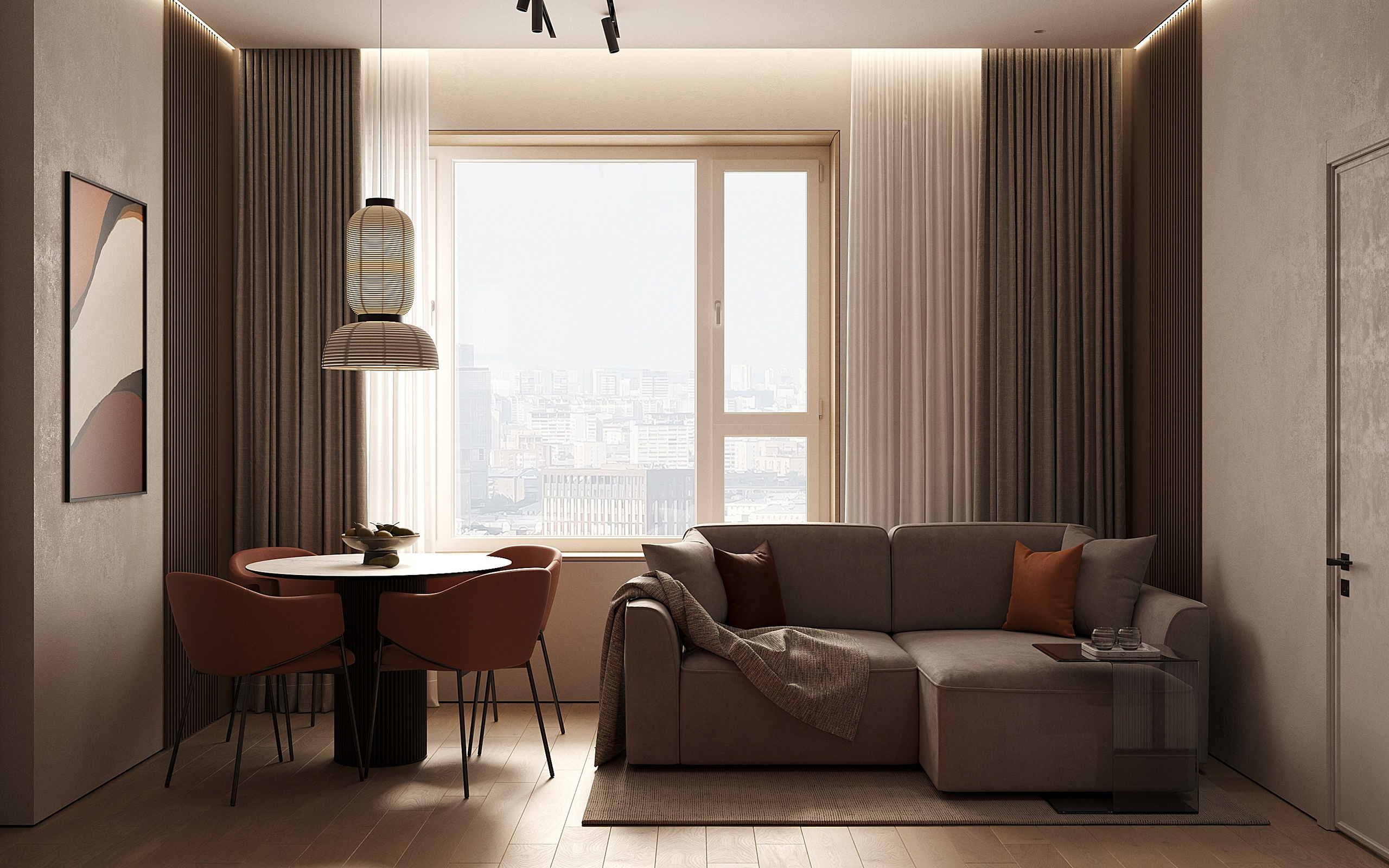 ЖК Символ 62 кв.м, г. Санкт-Петербург. 3d визуализатор Анастасия Науменко