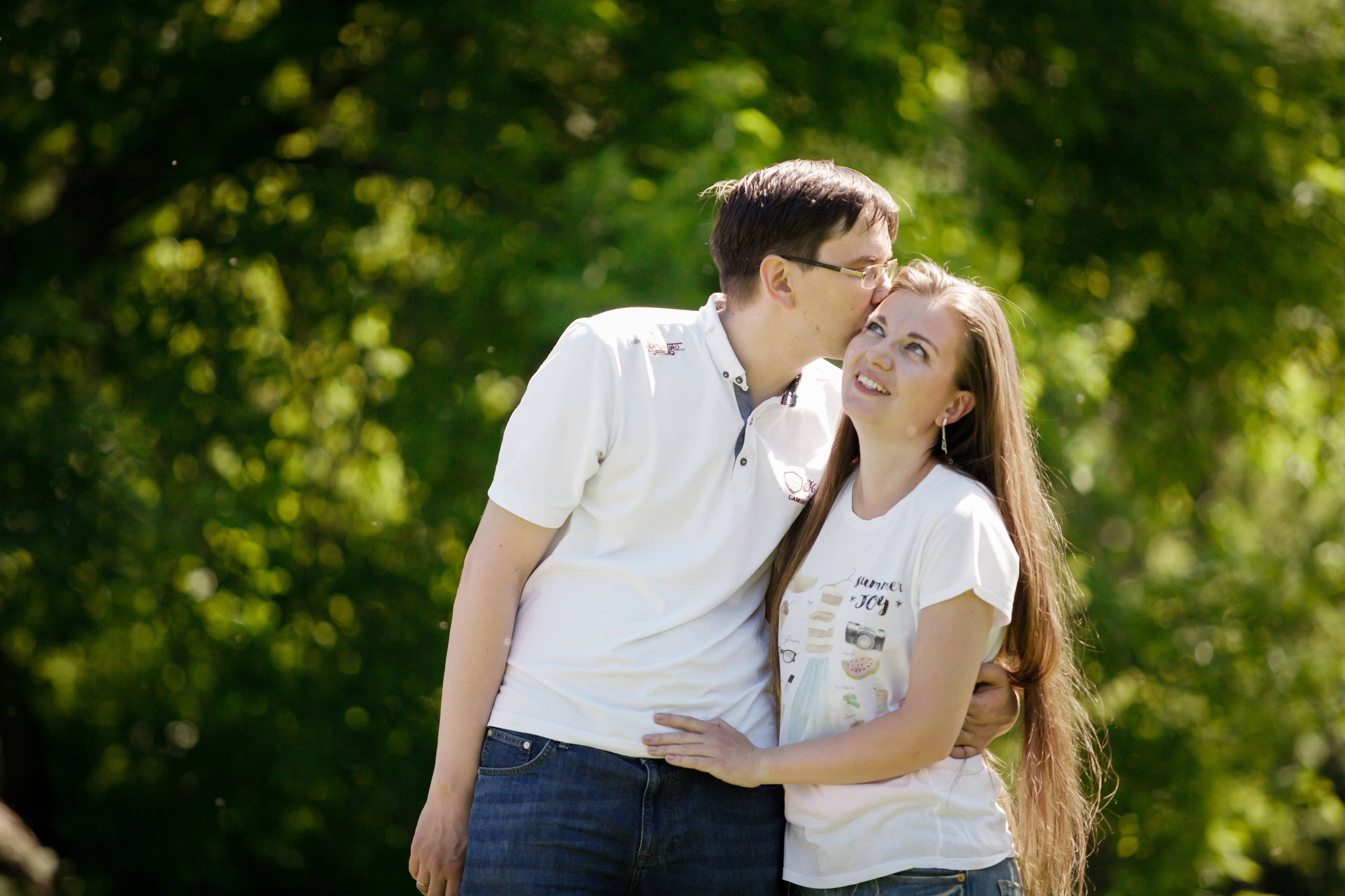 Семейная съемка в парке. Фотографы в Москве Светлана Устинова и Сергей Грачев