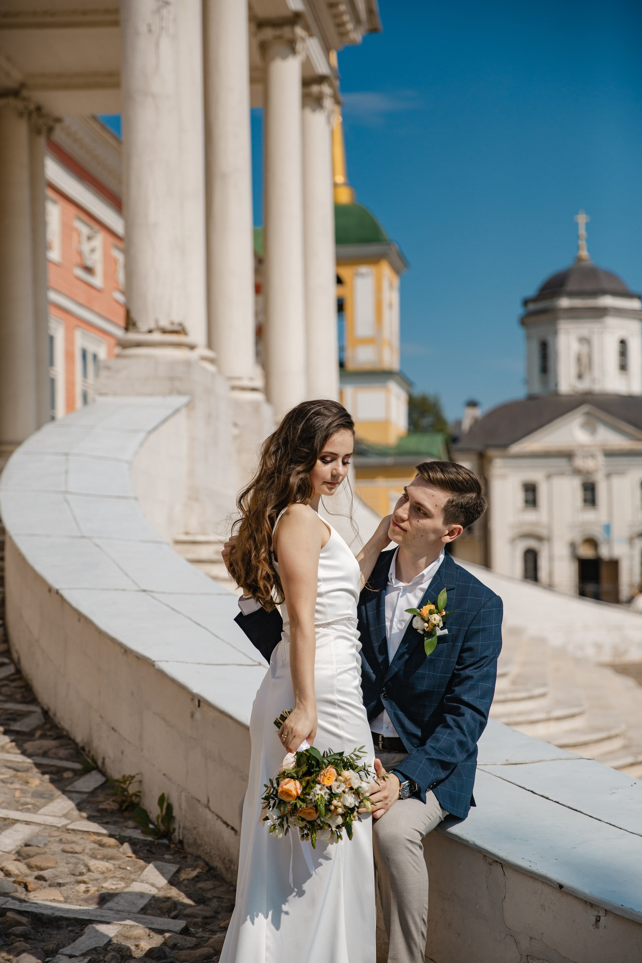 Свадебная фотосессия в усадьбе Кусково. Фотограф и видеограф Анна Домашенко