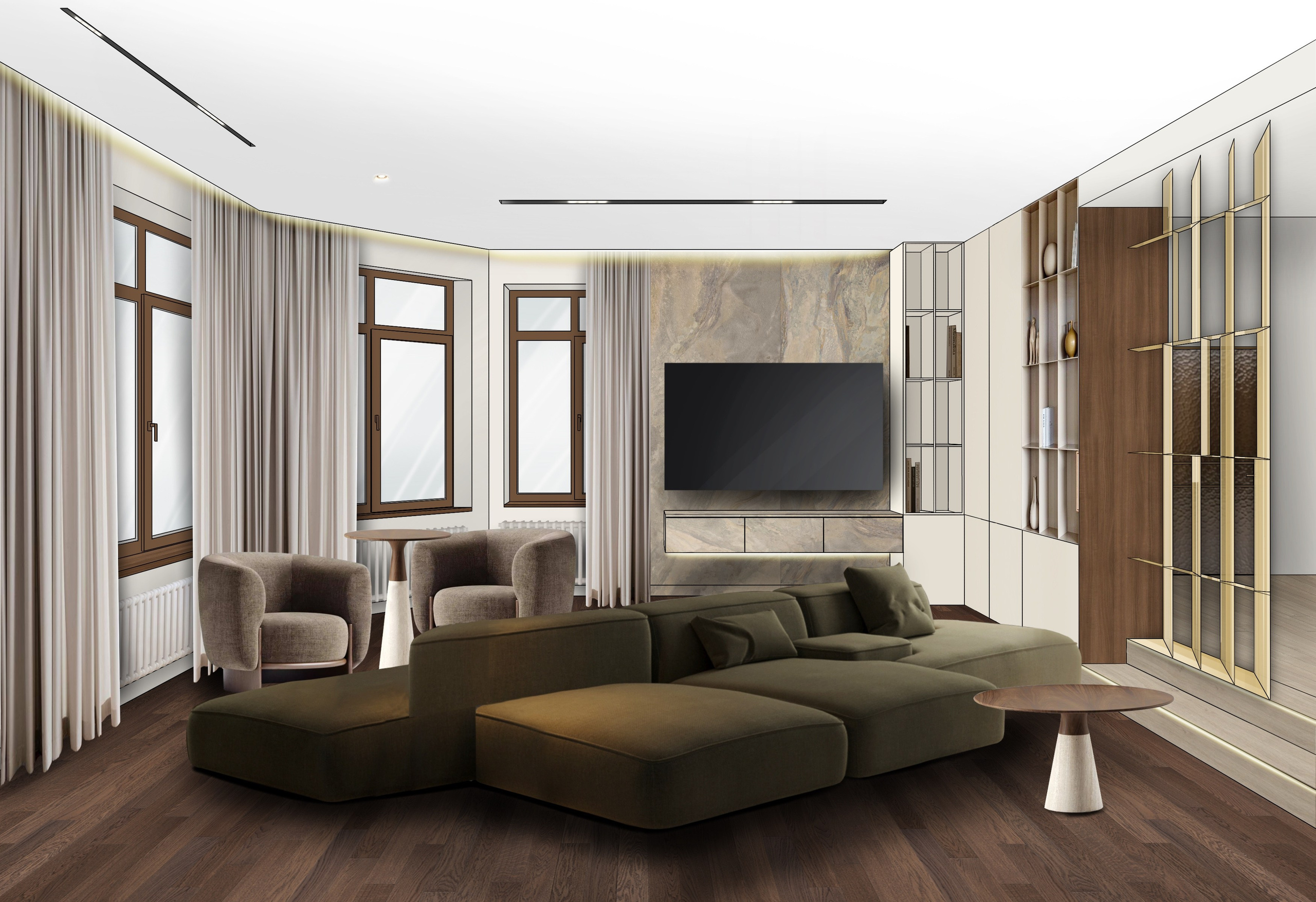 Дом (дизайнеры Ирма Чигарова и Лидия Ефремова). Дизайн интерьеров по всему миру