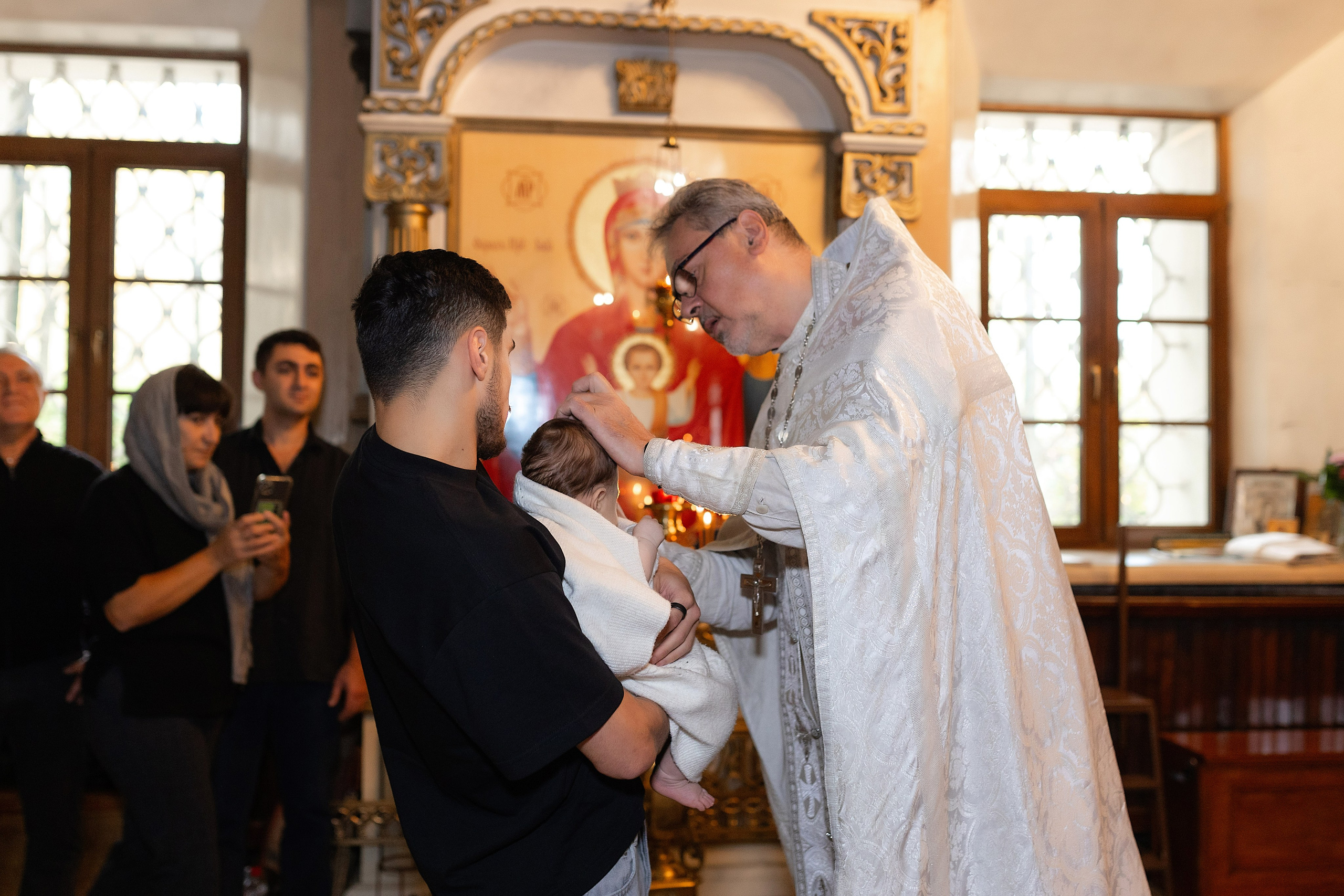 Таинство крещения Лилии. Фотограф в Железнодорожном и Балашихе