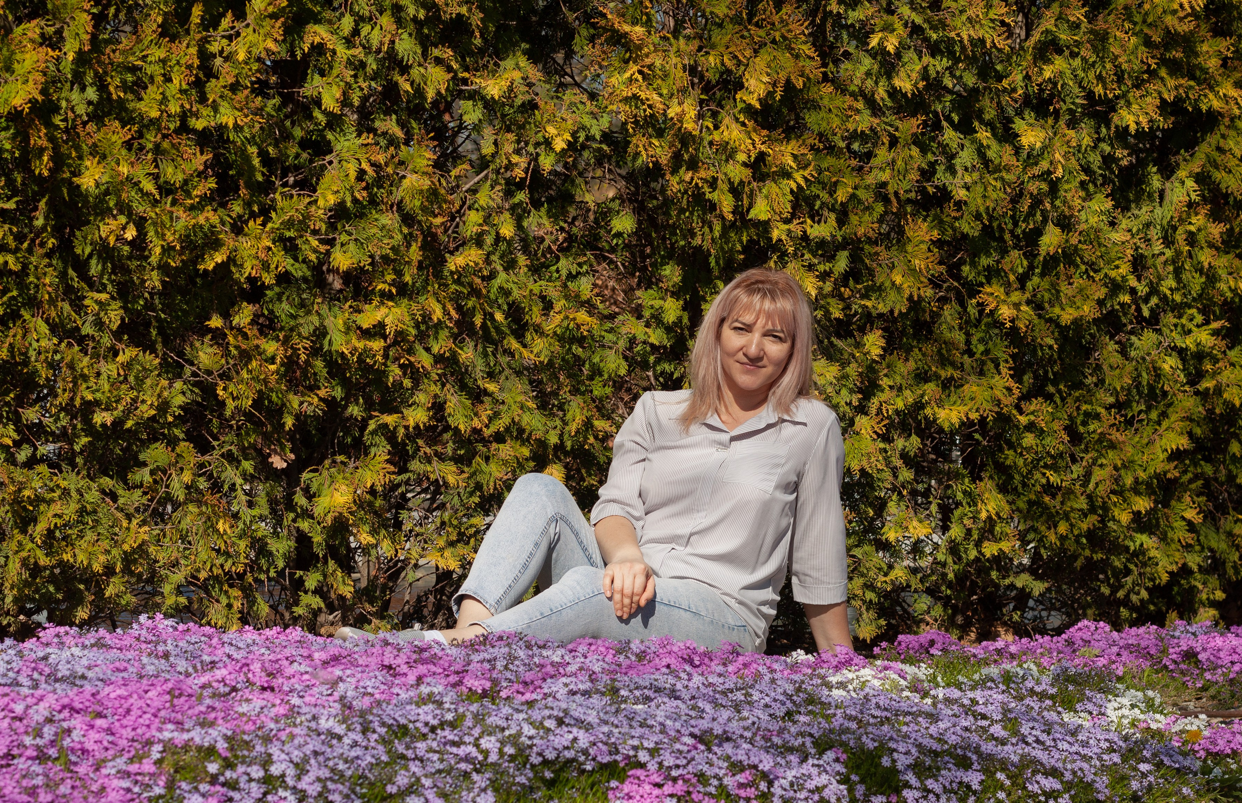 В парке. Фотограф