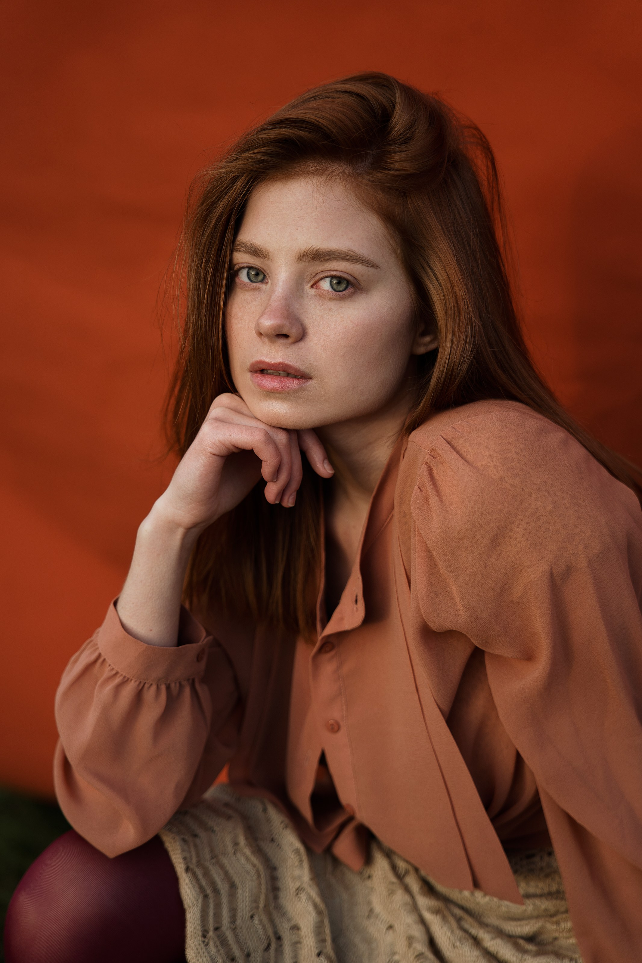 Диана. Осень. Поле. Свадебный фотограф в СПб Сергей Малиновский