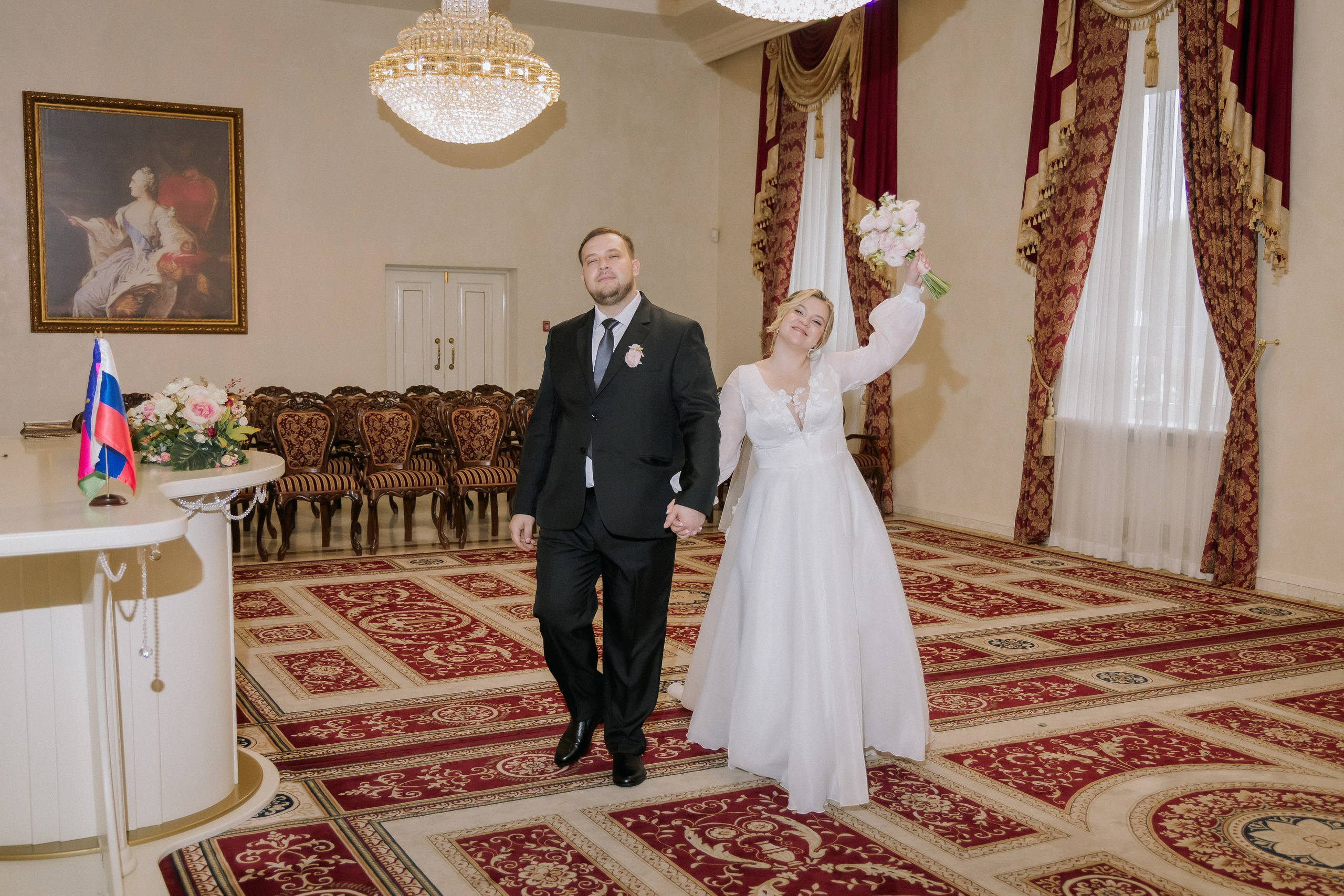 Анастасия и Сергей. Свадебная прогулка. Свадебная фотография. Арина Рубах