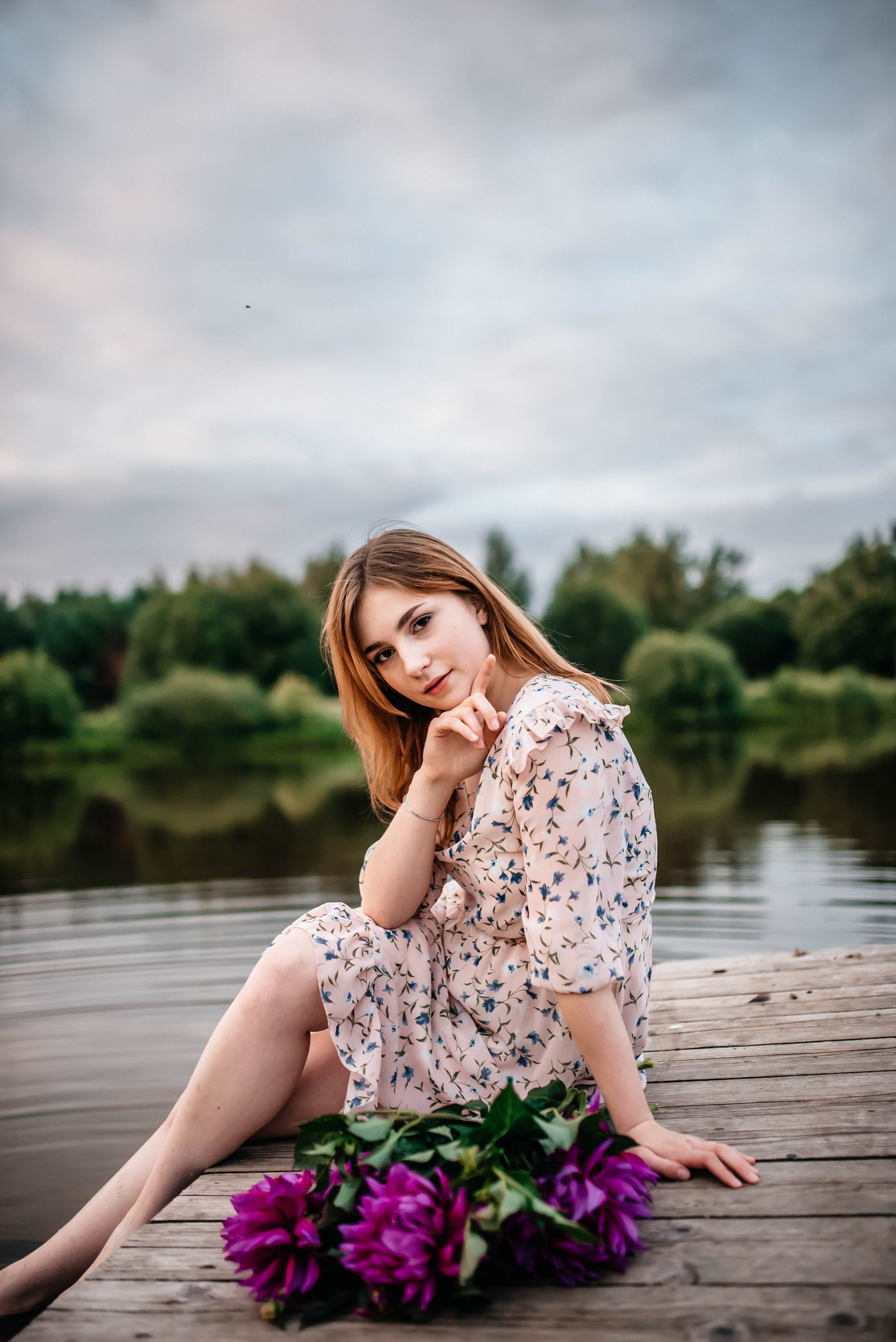 Маша, лето, закат. Главная