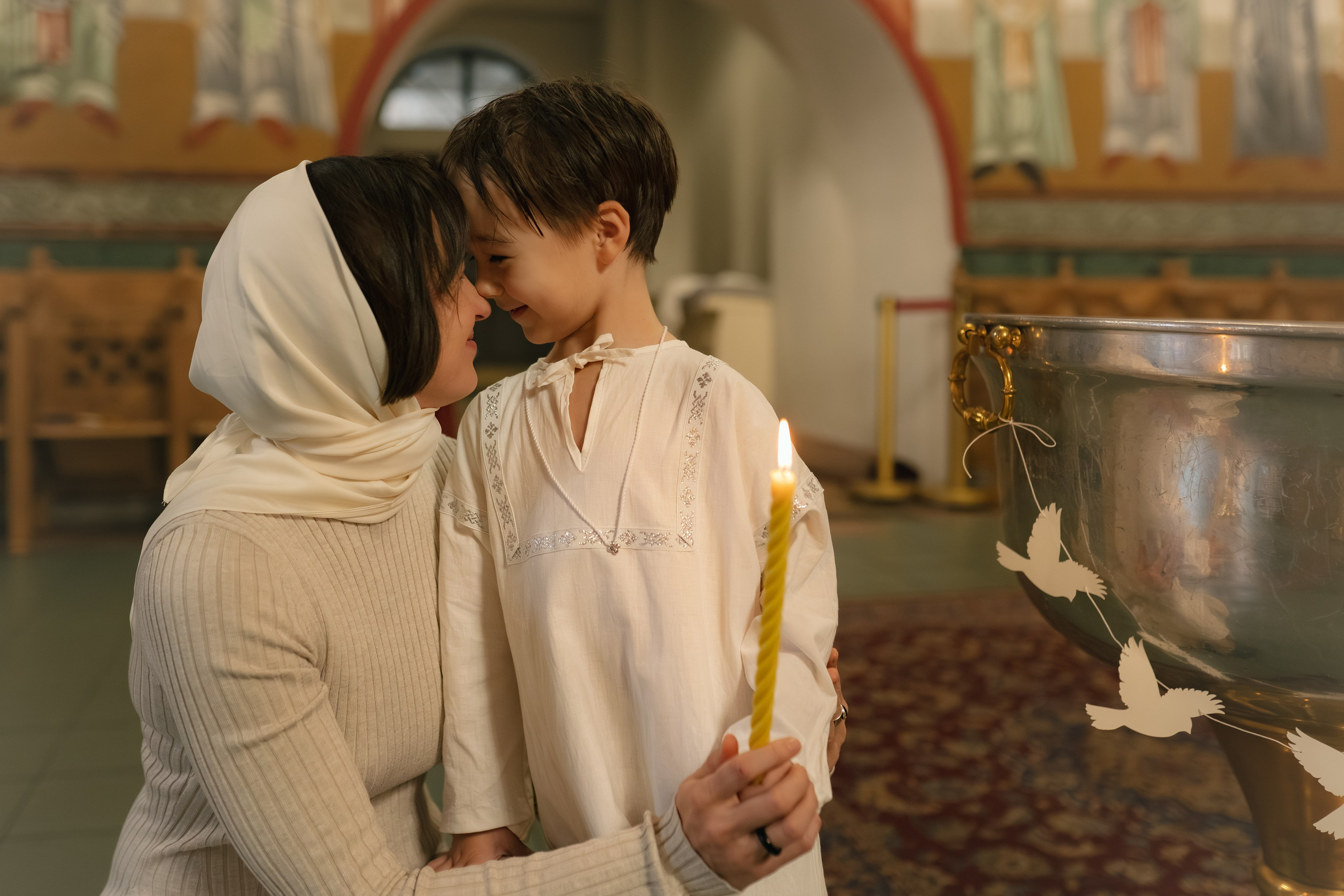 Таинство Крещения Платона. Семейный и детский фотограф в Москве Митенкова Мария