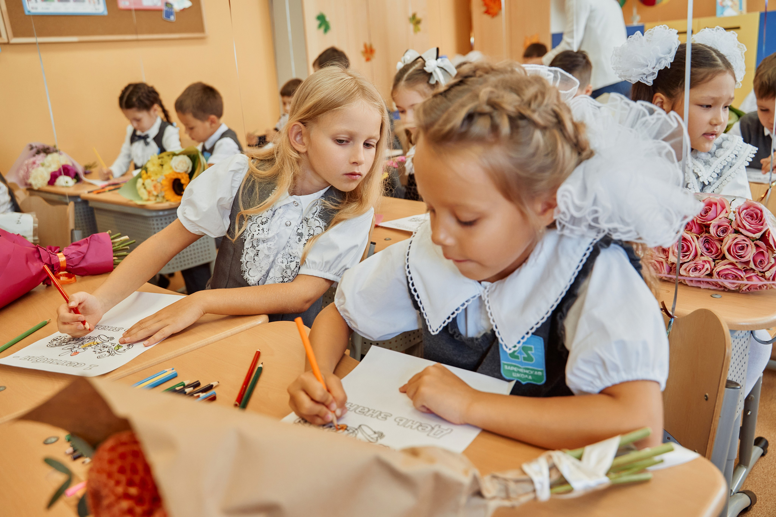 1 сентября 1Ж класс. Фотограф Москва Арина Клокова