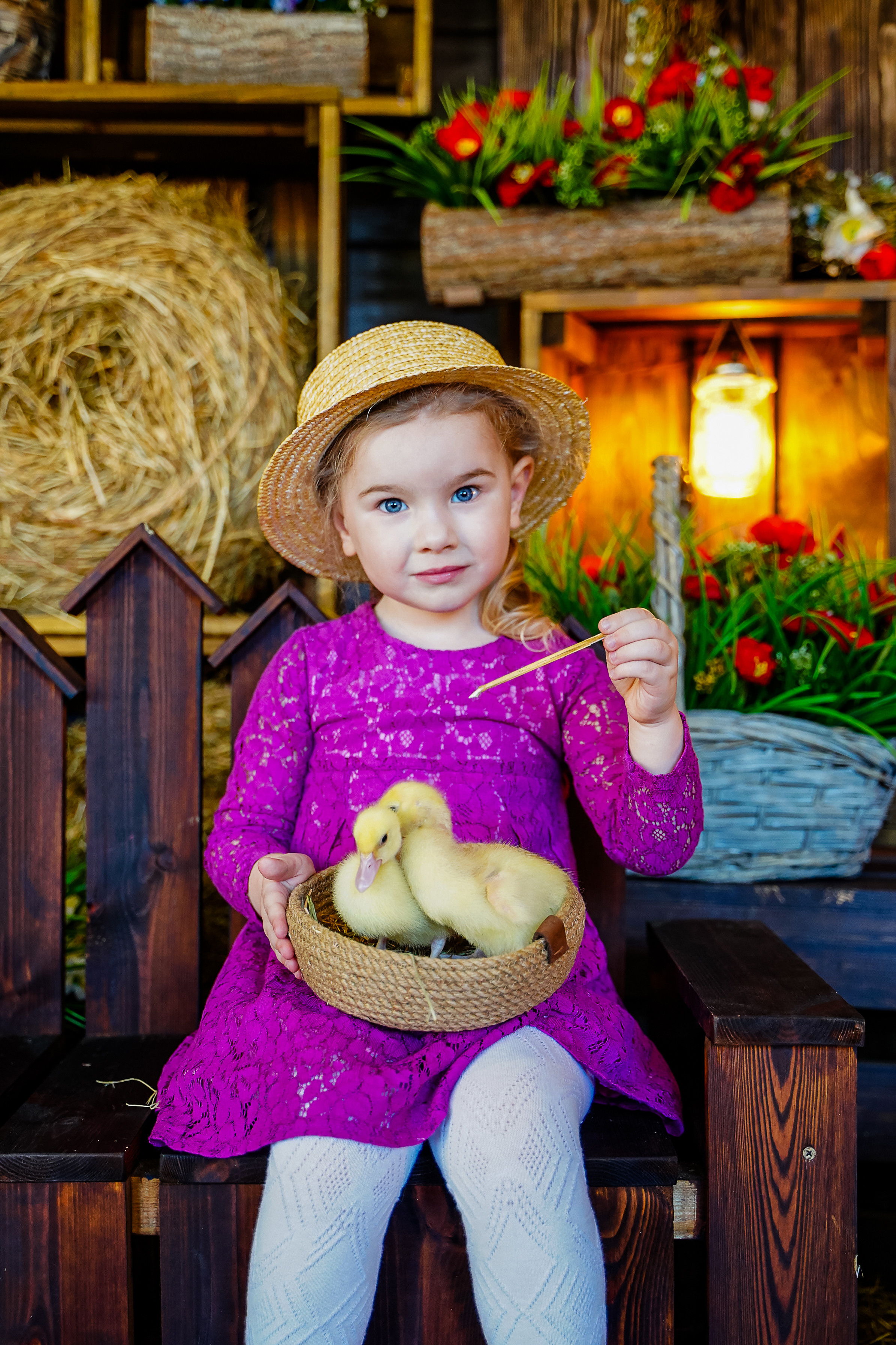 Фотосессия с утятками. Фотограф Дмитров. Москва