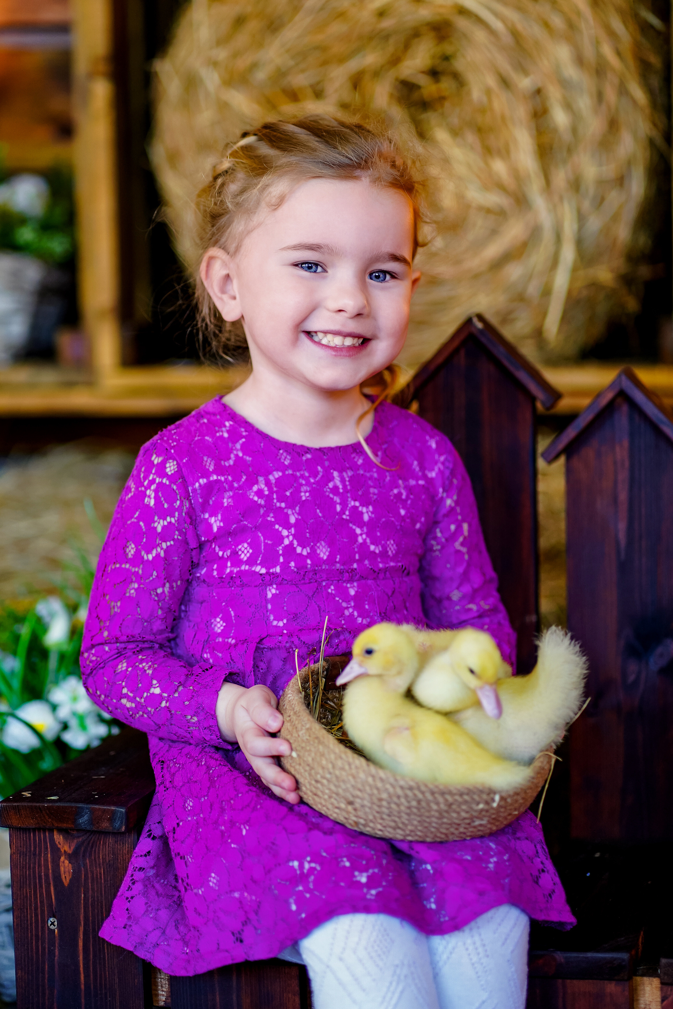 Фотосессия с утятками. Фотограф Дмитров. Москва