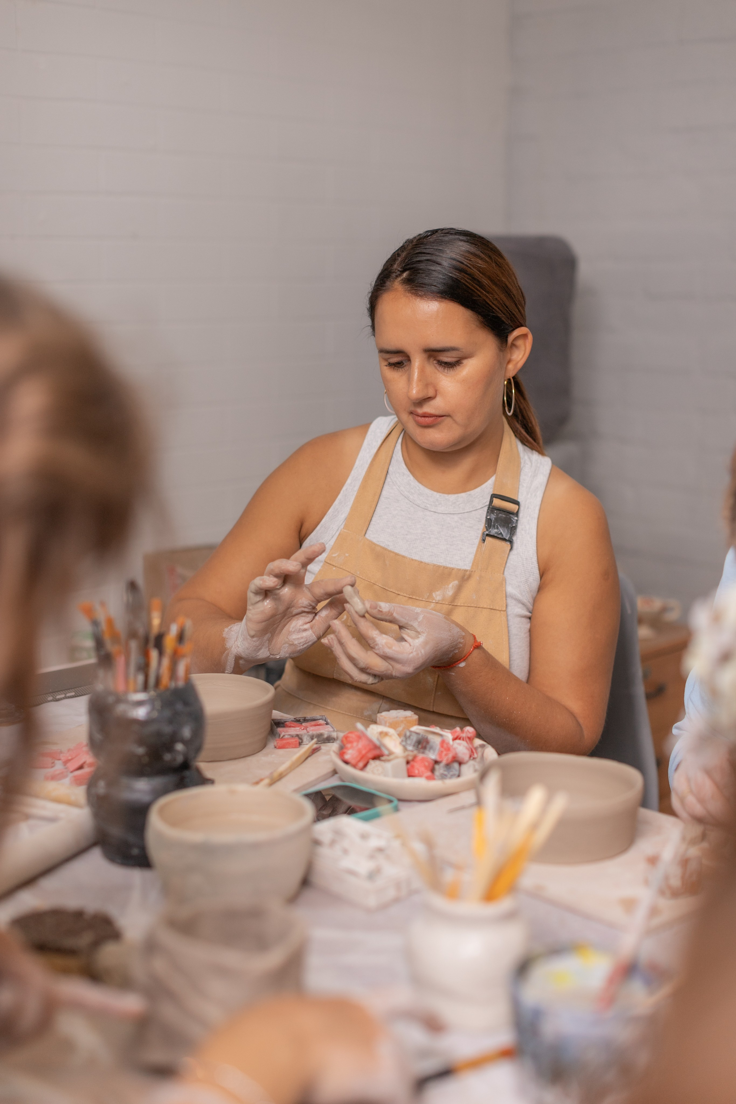 Гончарный МК Ирина и Юлия. Семейный и детский newborn фотограф в Ростове-на-Дону Наталья Лебедева