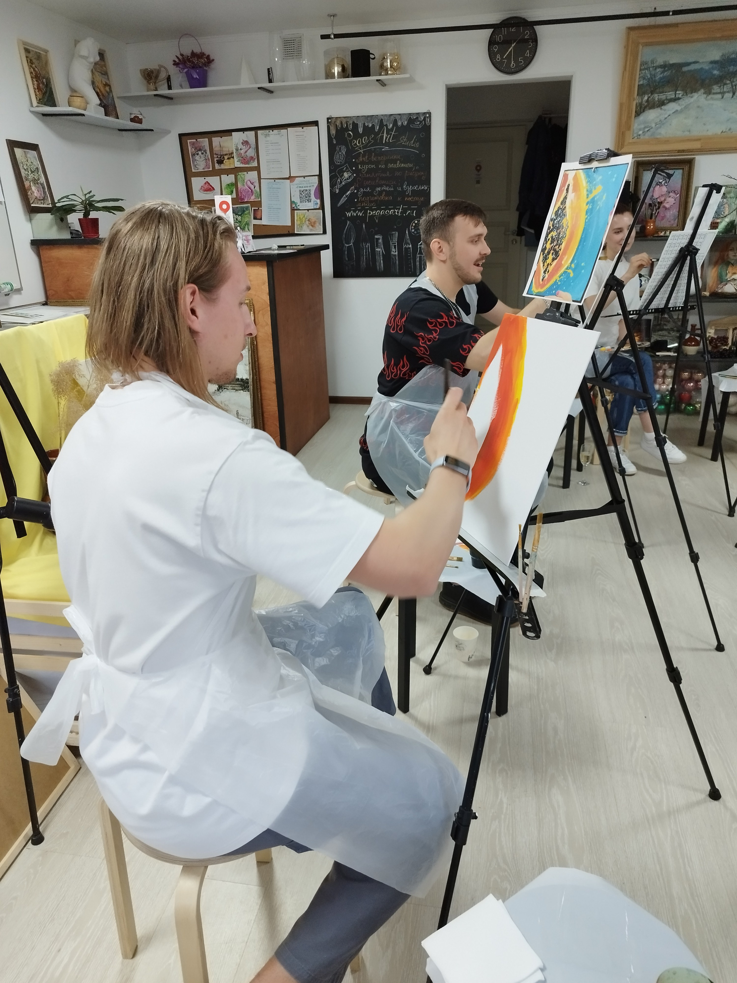 Арт-вечеринки. Арт-вечеринки и мастер-классы в Москве для взрослых и детей