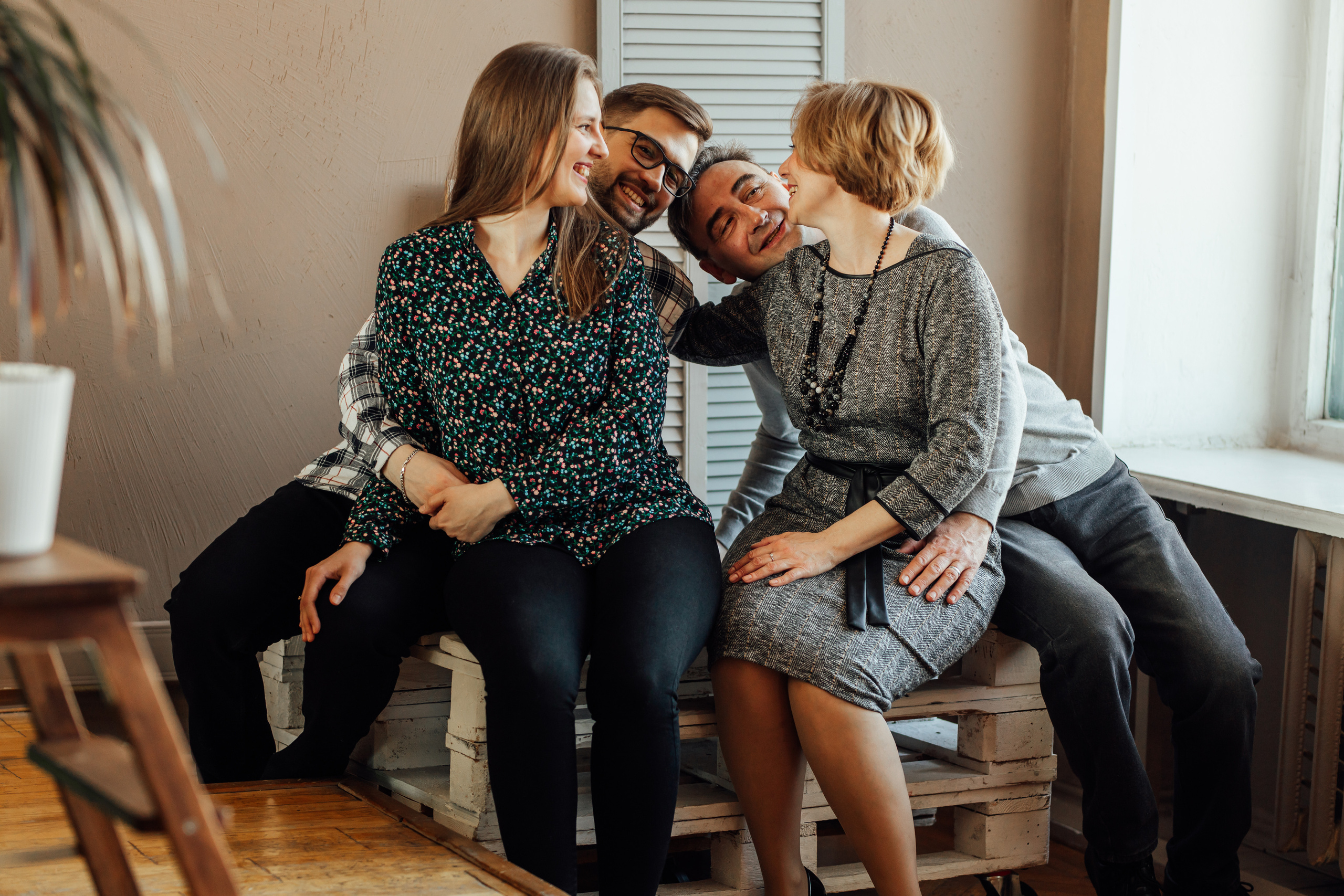 Паша, Аня и родители. Свадебный и семейный фотограф в Туле и области Маша Костина