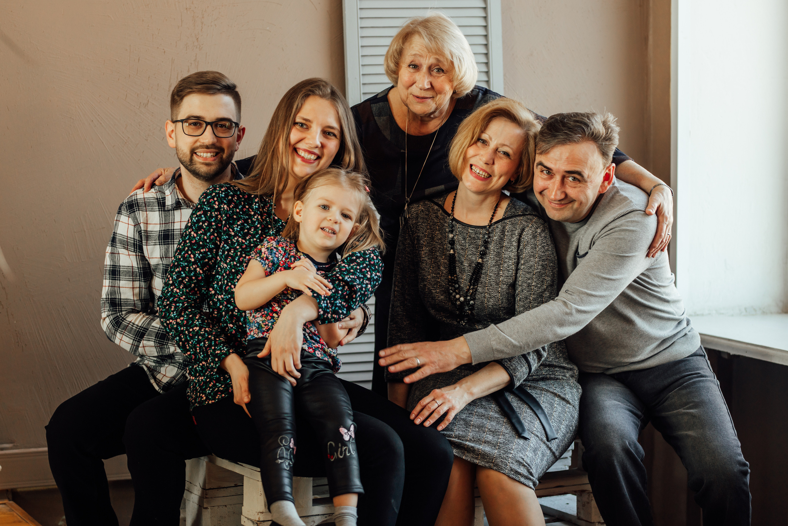 Паша, Аня и родители. Свадебный и семейный фотограф в Туле и области Маша Костина