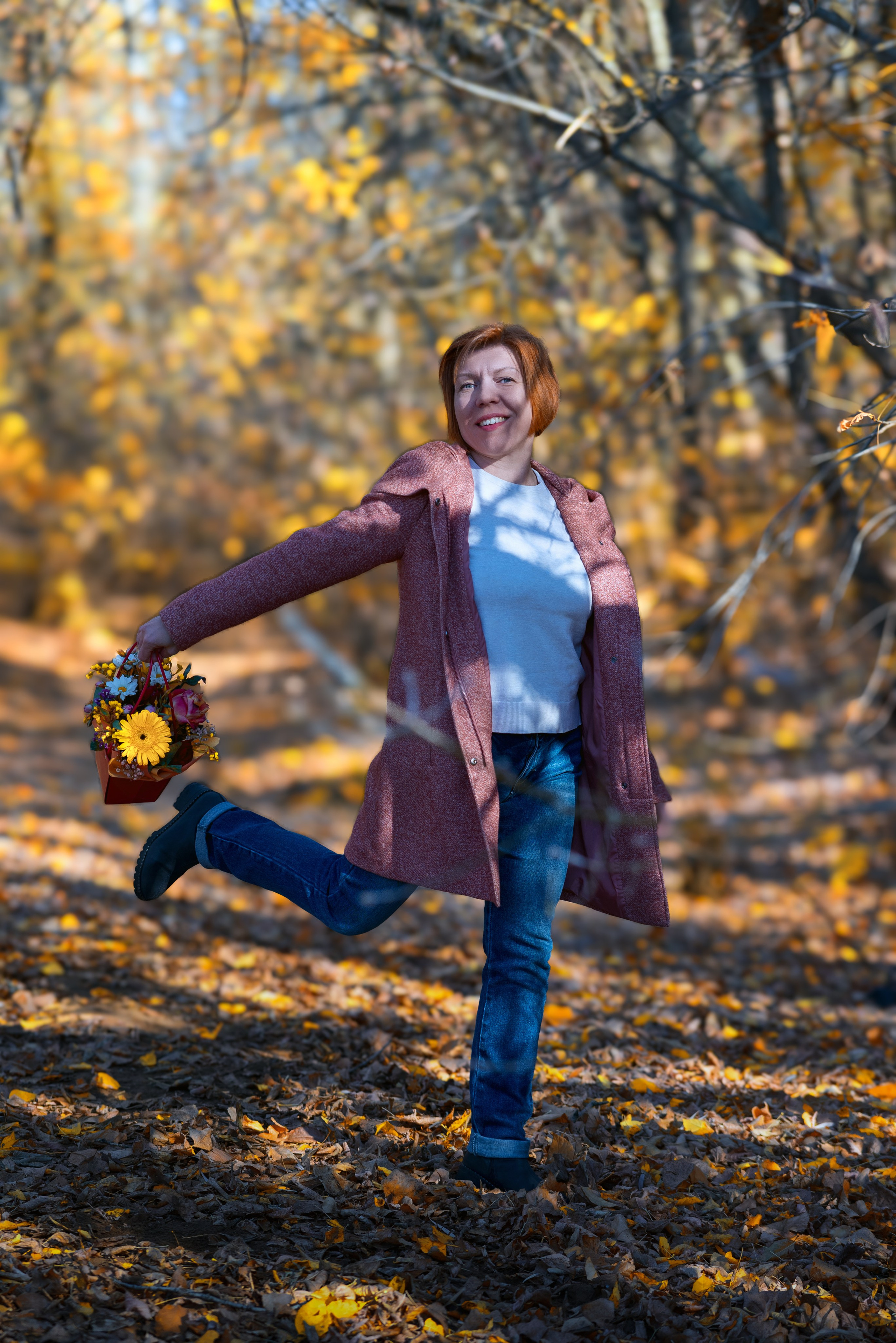 В осеннем лесу. Портретный фотограф Александр Журов в Кинеле, Самаре и Самарской области