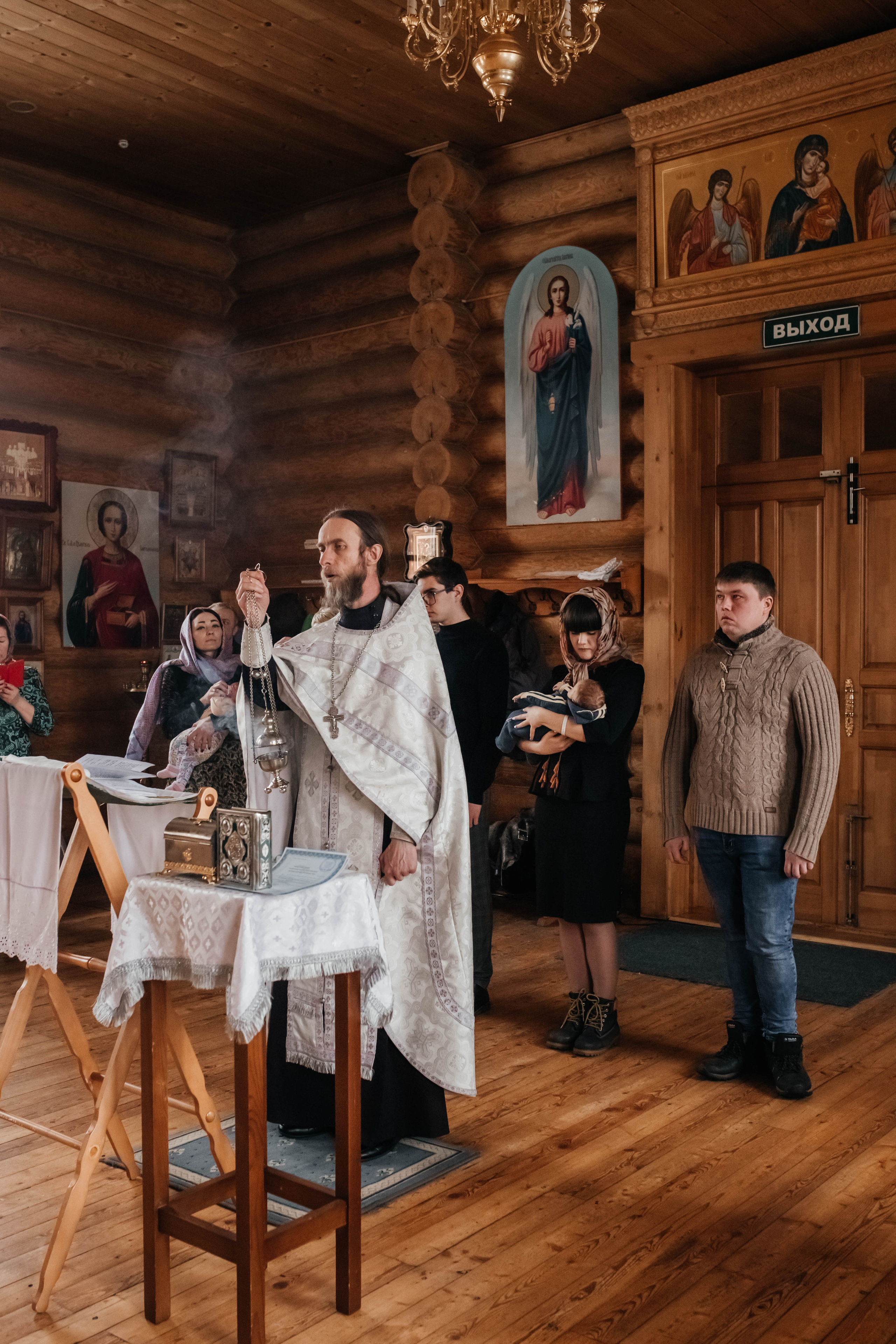 Таинство крещения. Семейный и детский фотограф Егорьевск