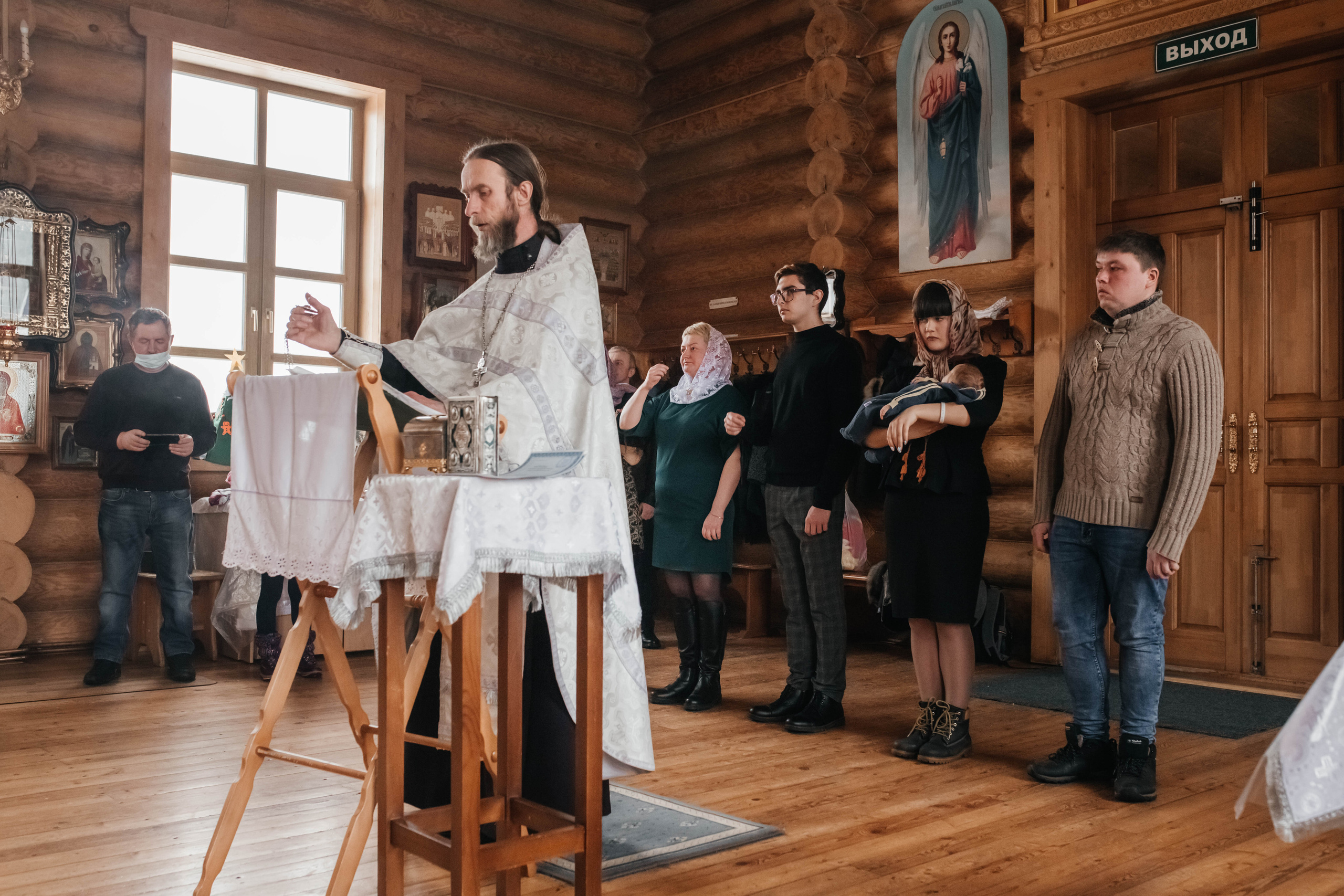 Таинство крещения. Семейный и детский фотограф Егорьевск