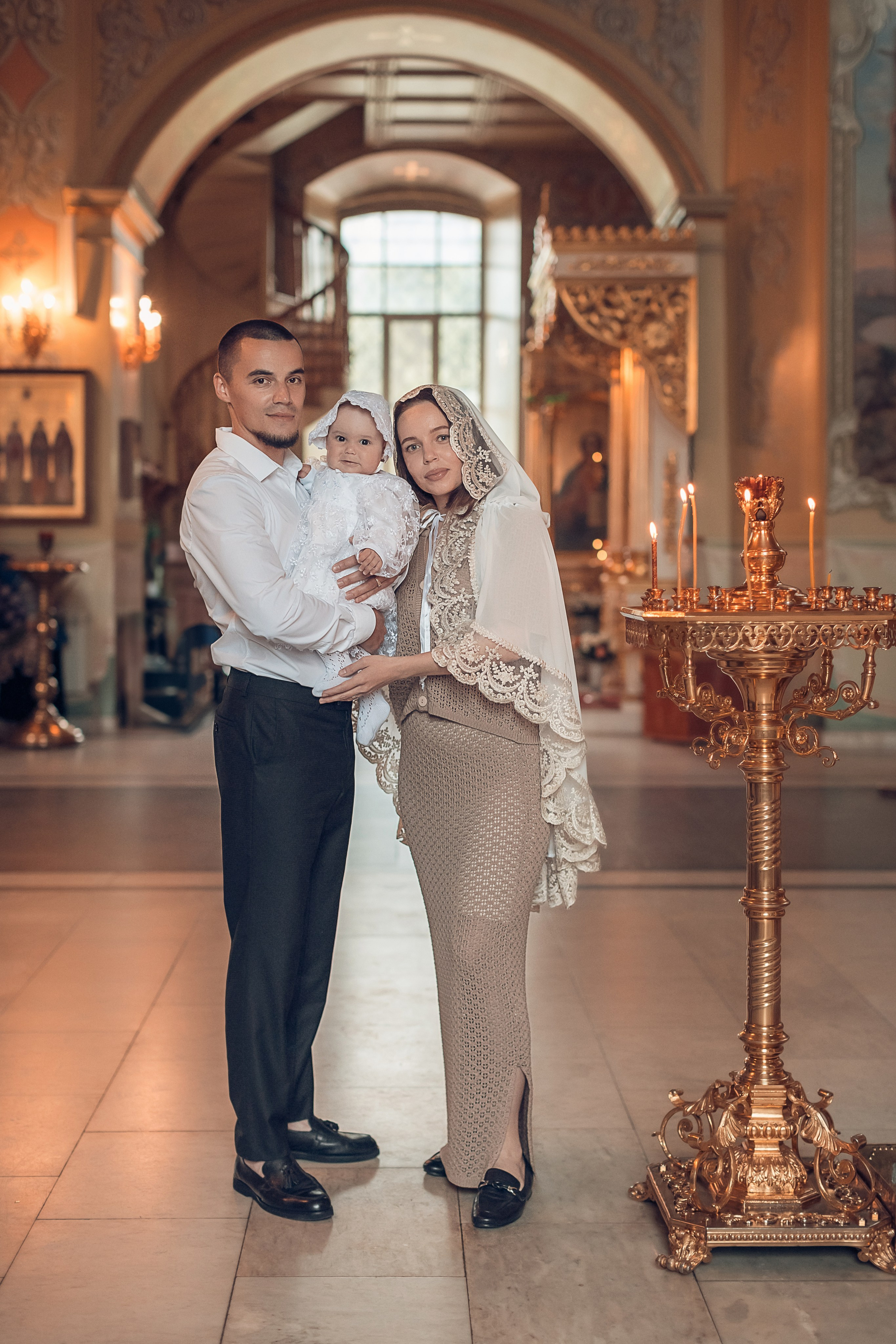 Таинство Крещения Марии в соборе Покрова Божьей Матери. Главная