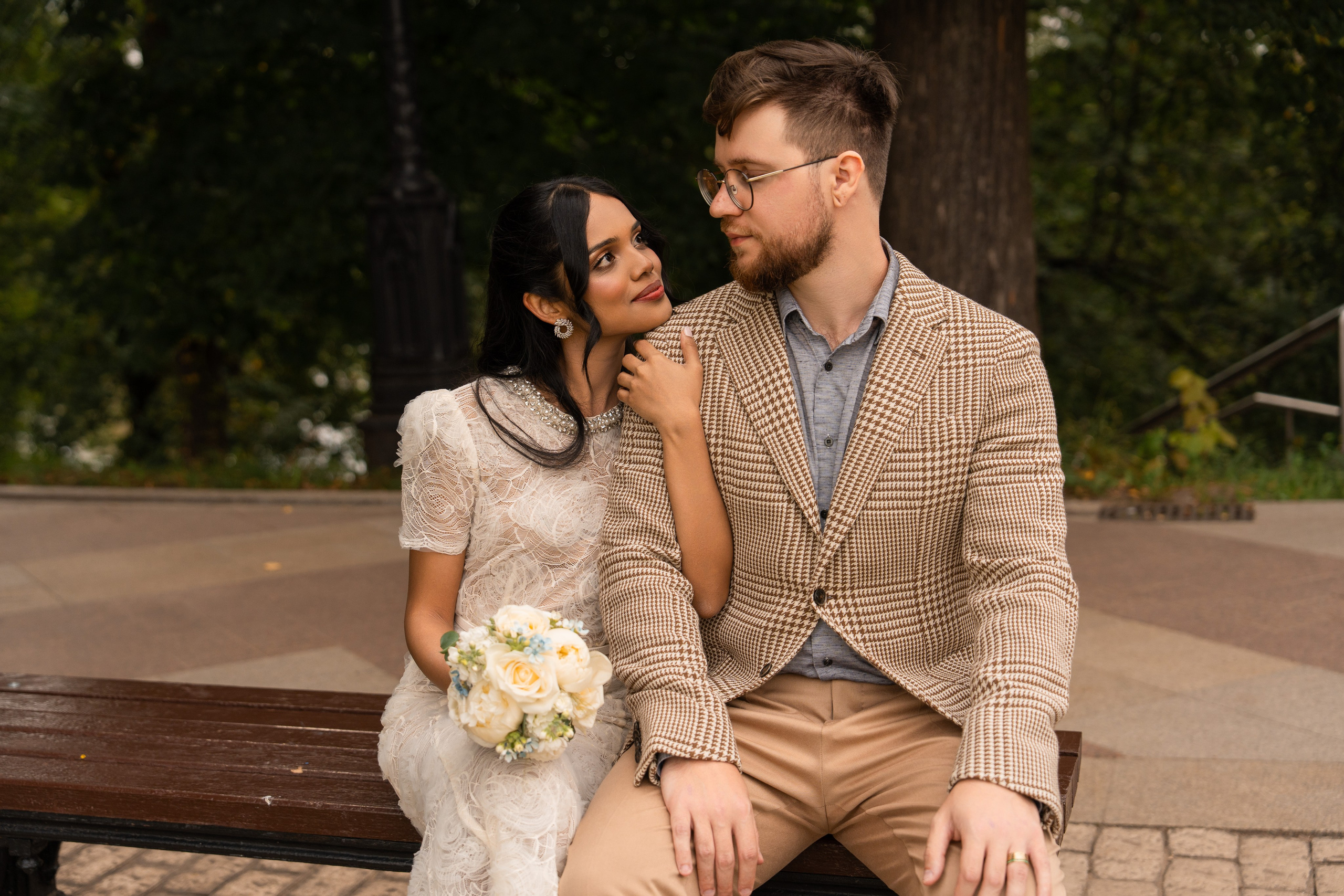 Максим и Харша, Царицыно. Свадебный фотограф в Москве Анна Полушина