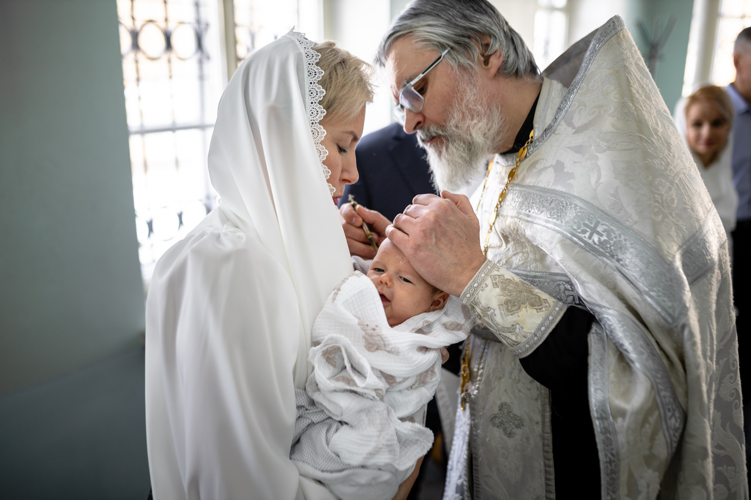 Крещение в Храме Влахернской иконы Божией Матери Кузьминки. Профессиональный фотограф в Москве и Мо Мария Шантарёва