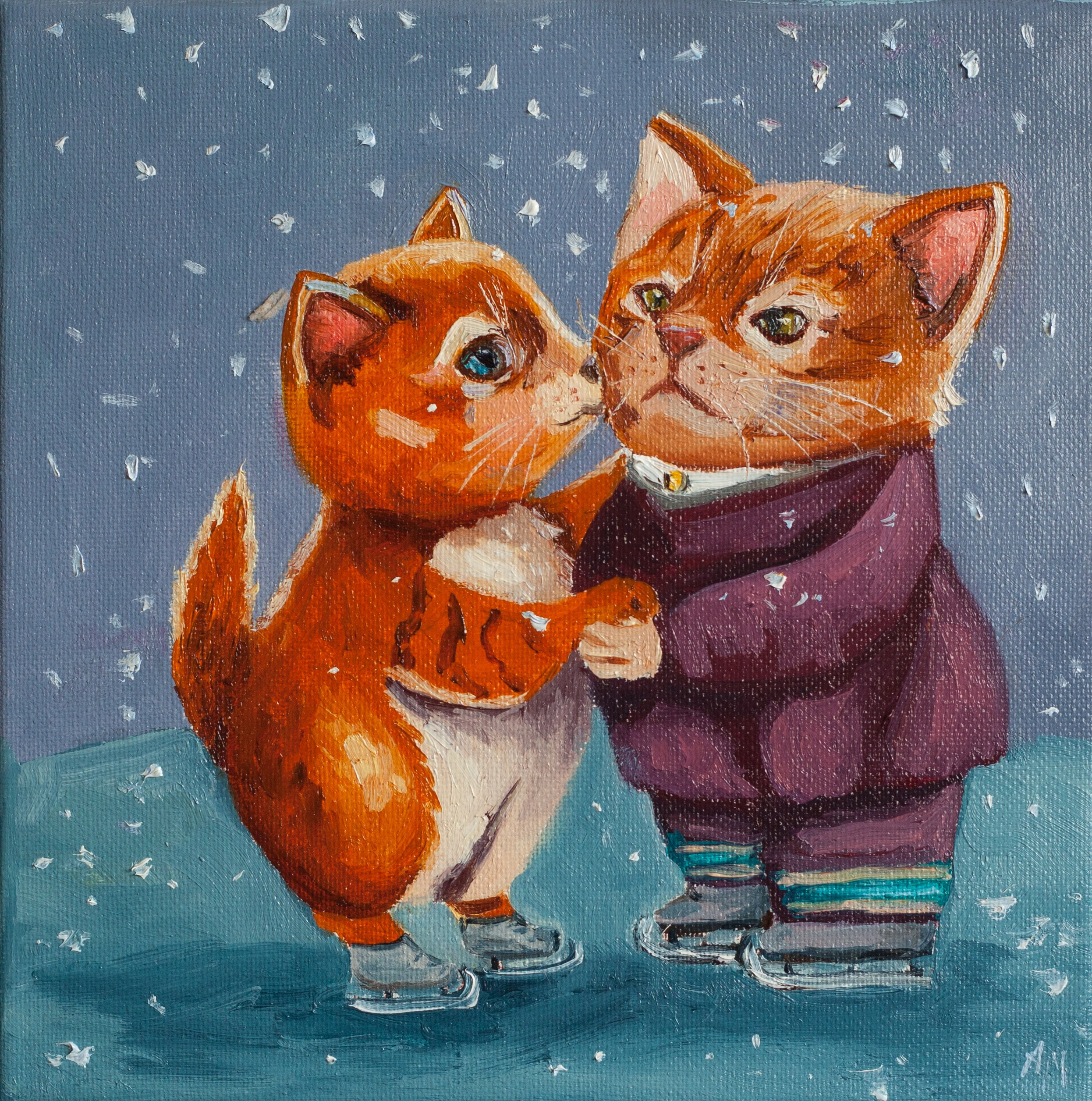 Купить миниатюру котики коты для подарка в Саратове