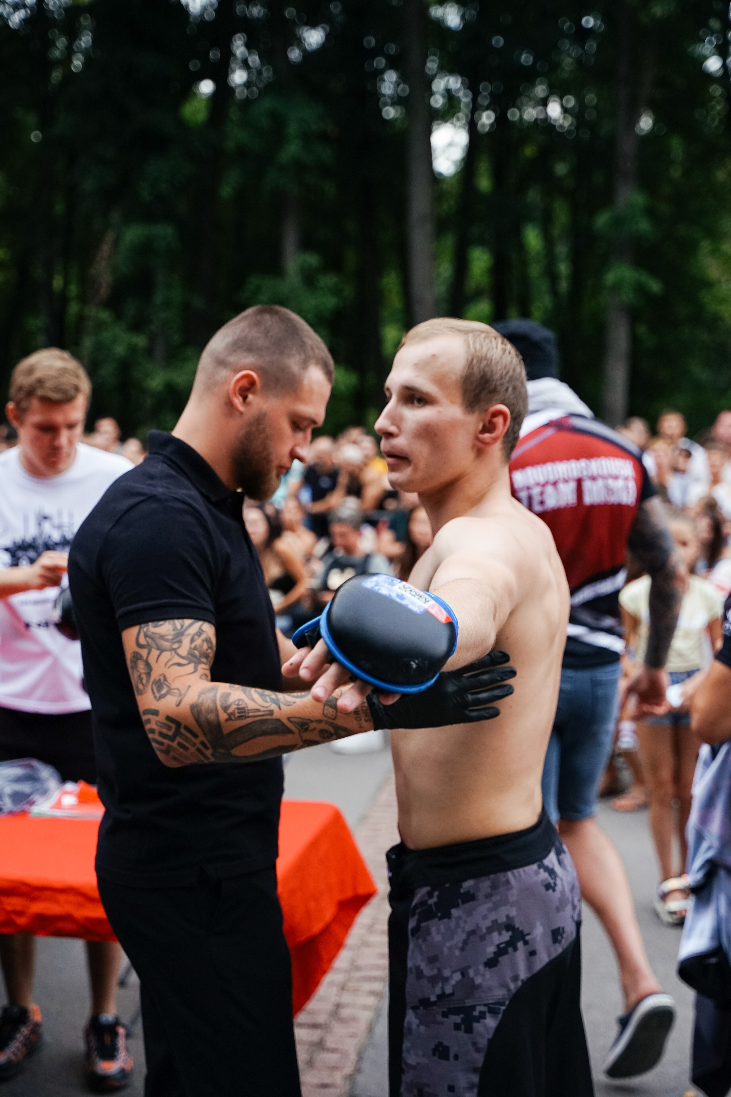 Вечер боев в ЦПКиО. Фотограф Надежда Погребняк | Рязань | Москва
