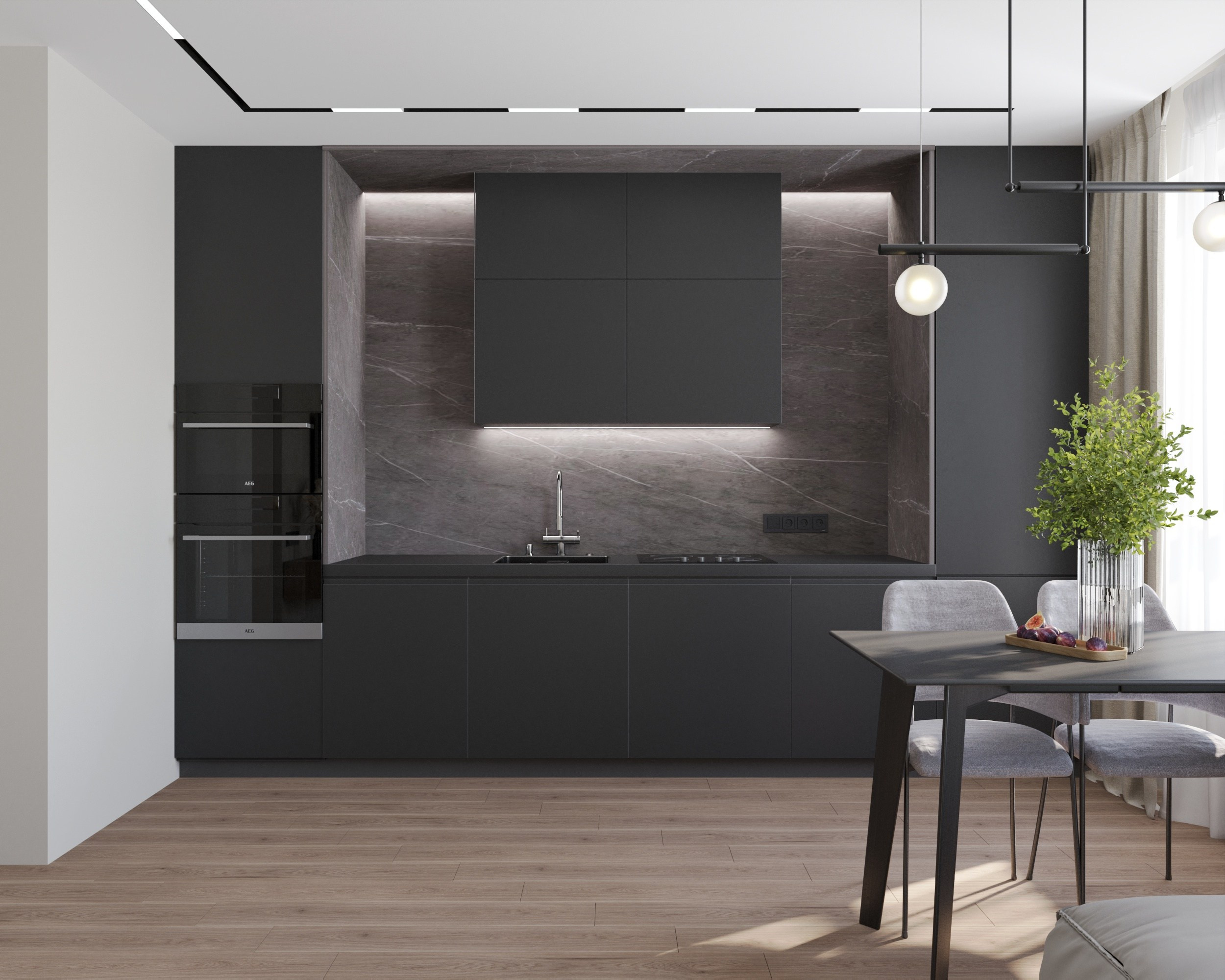 Дизайн-проект ЖК Любимово 2. Дизайн интерьеров, 3D визуализации