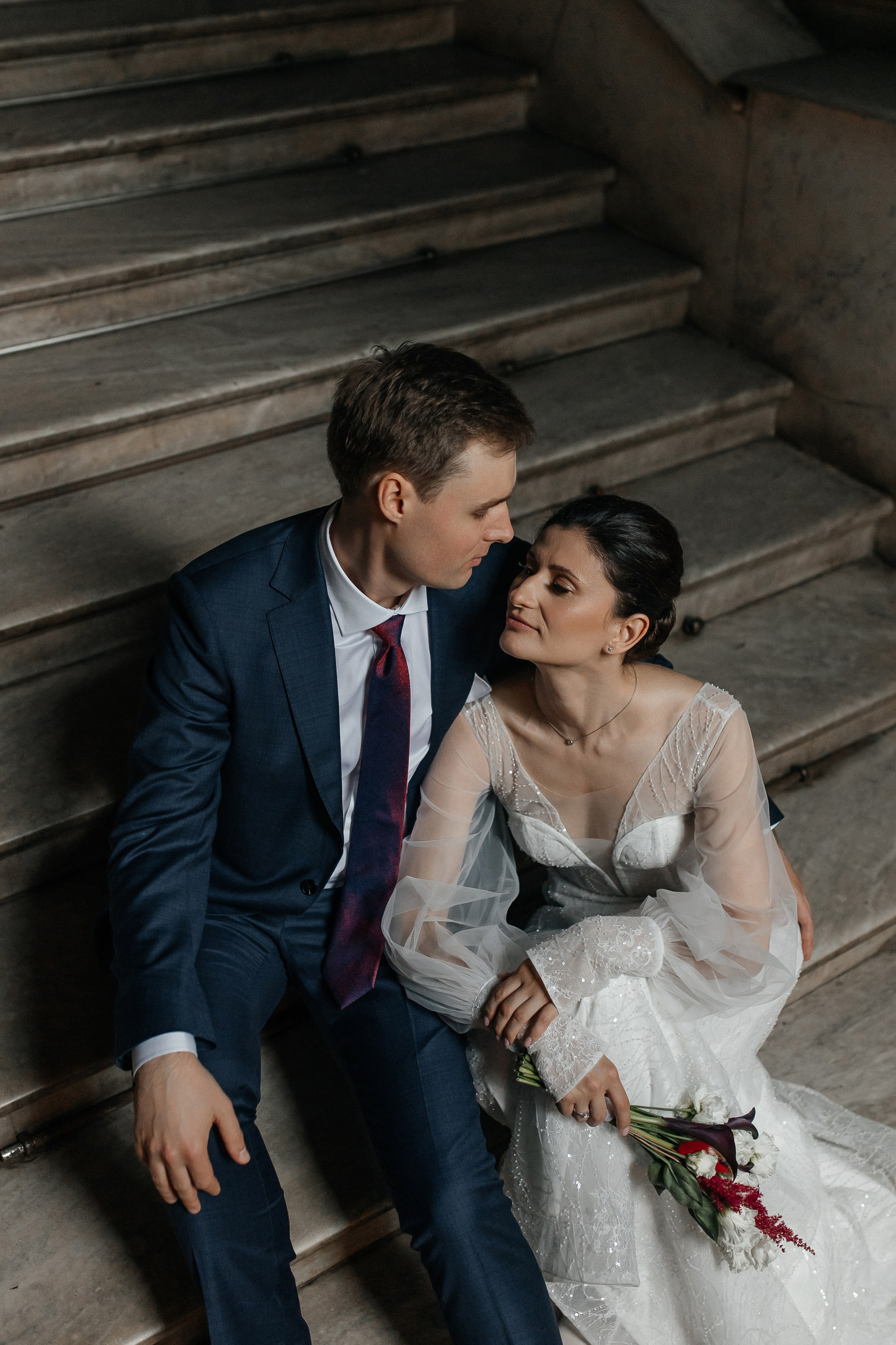 Свадебная фотосессия в особняке в Москве