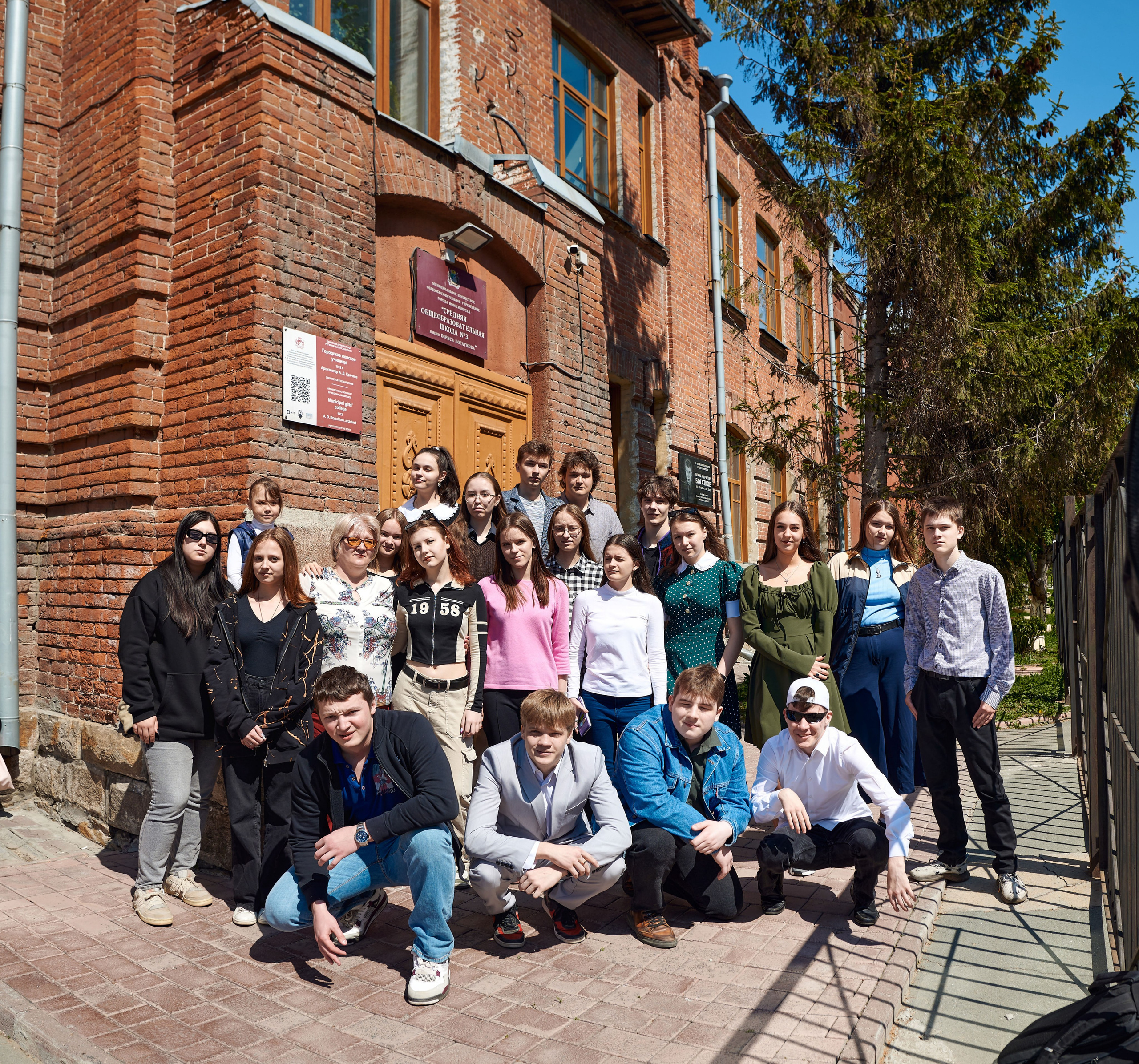 В школе. Школьный фотограф в Новосибирске