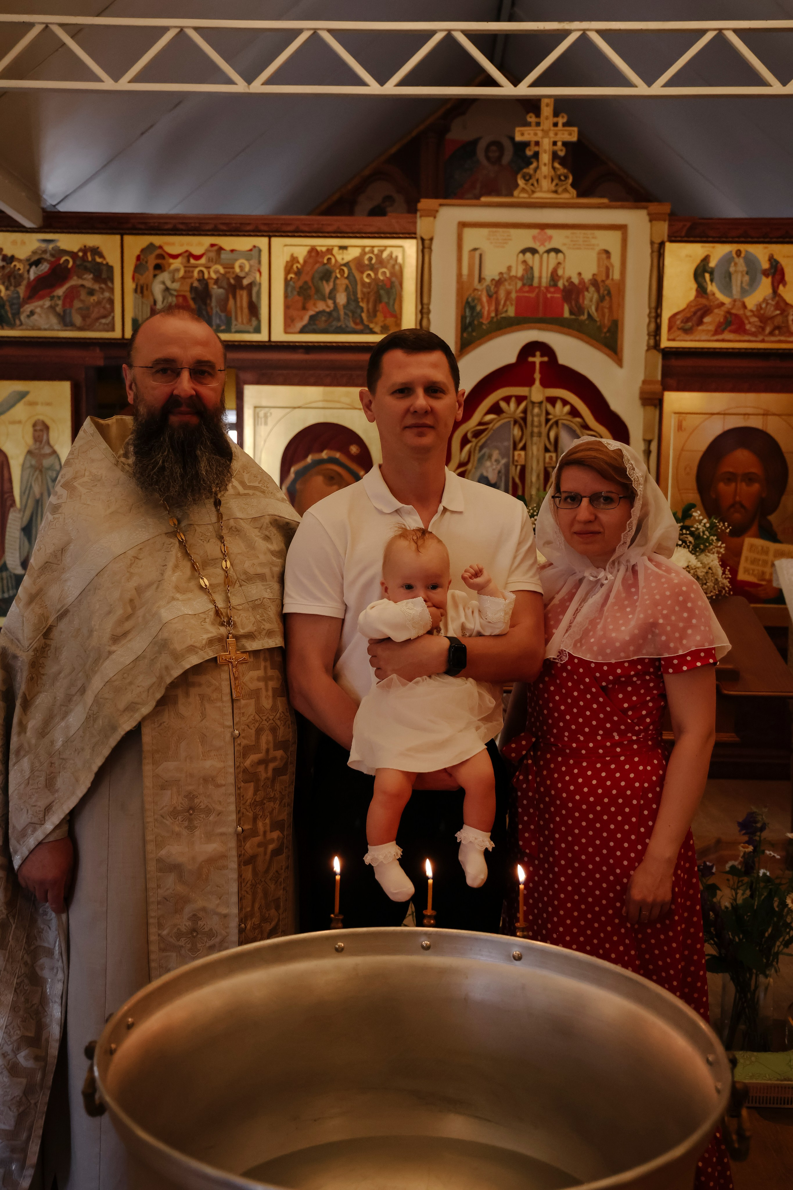 Крещение Анастасии. Фотограф новорожденных