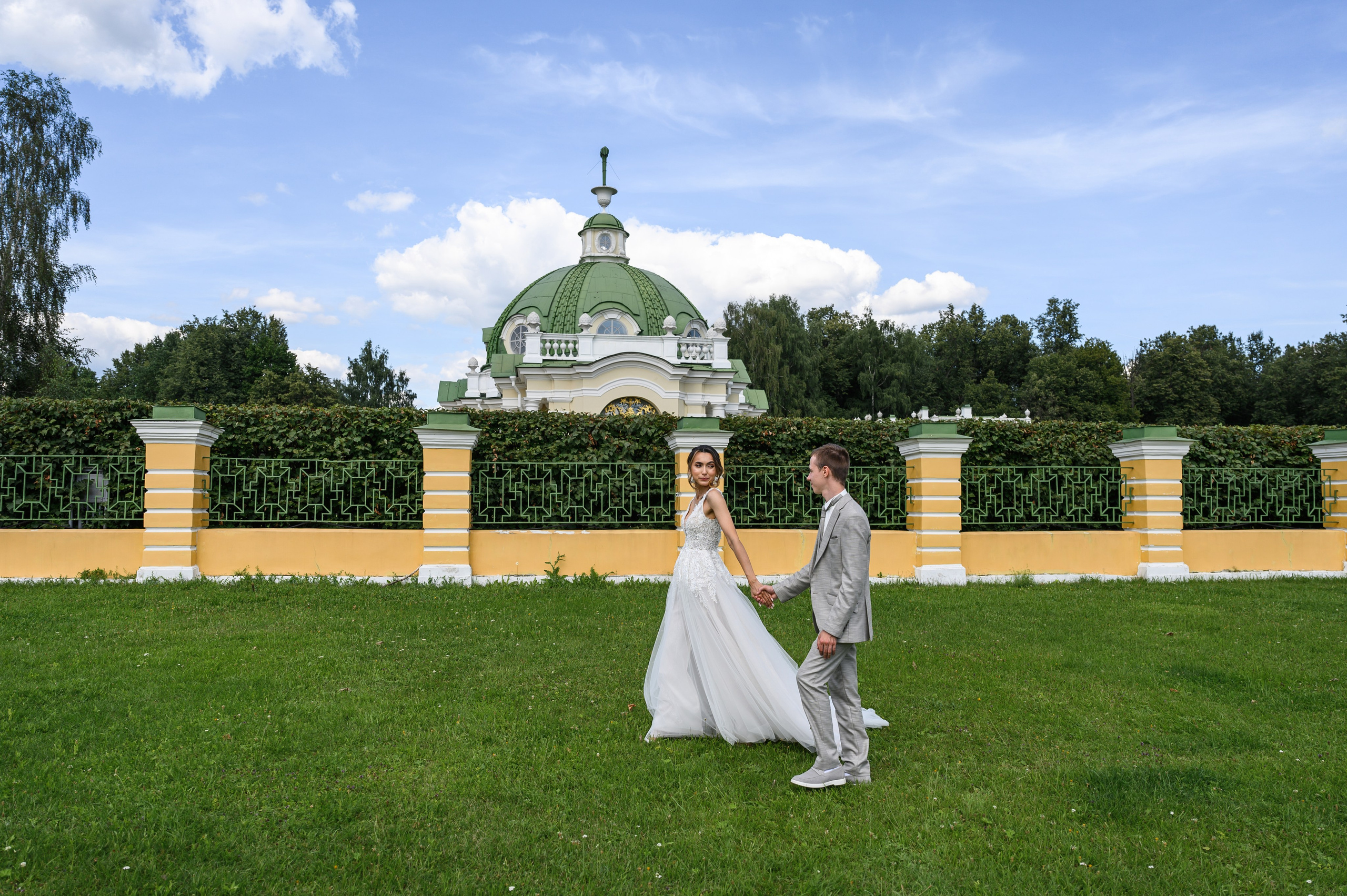 Свадебная фотосессия Загородный клуб Артиленд. Свадебный фотограф Москва Юрий Кульман
