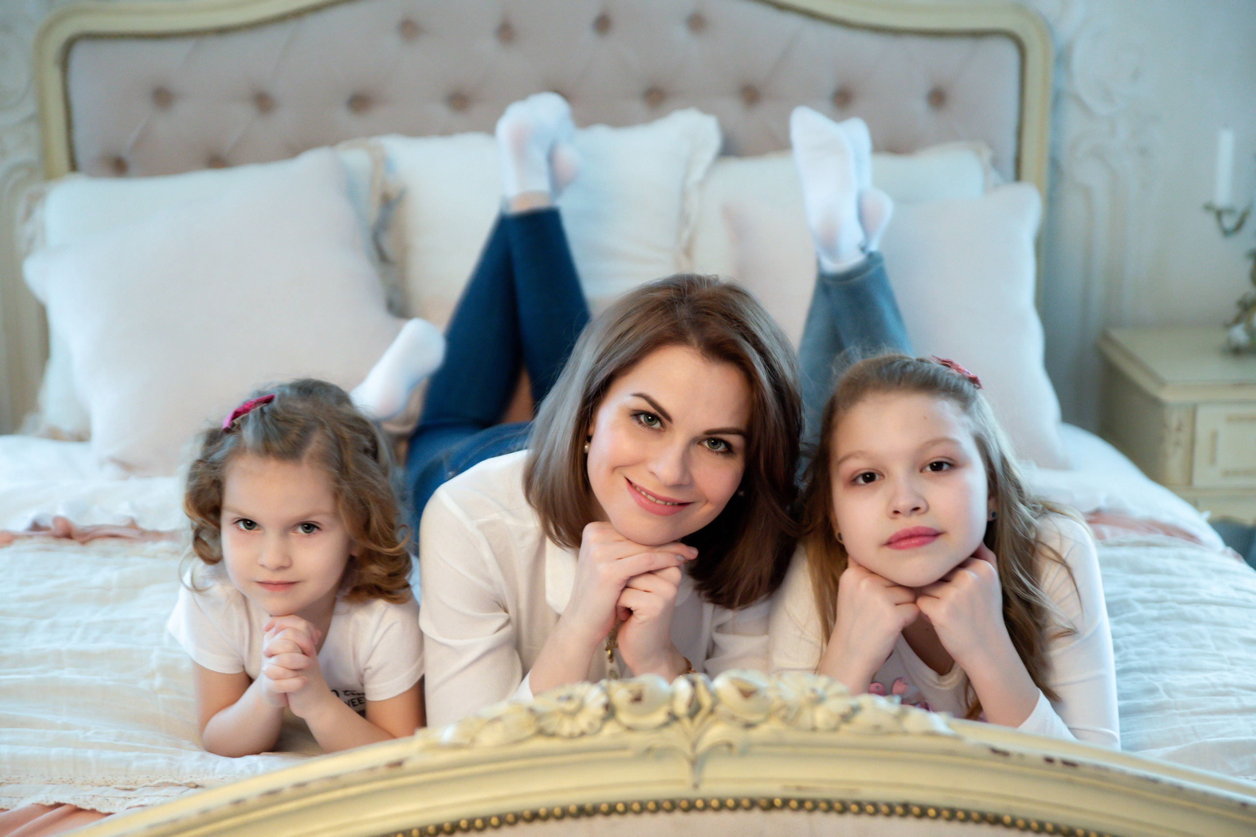 Катя и дочки. Репортажный, семейный, свадебный фотограф Санкт-Петербург Ольга Лесюк