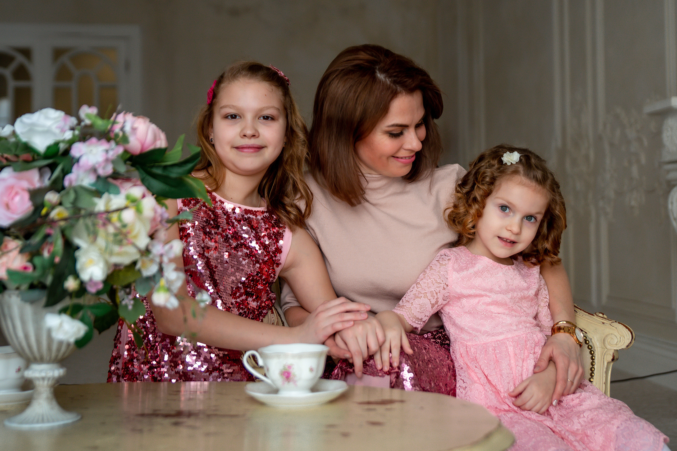 Катя и дочки. Репортажный, семейный, свадебный фотограф Санкт-Петербург Ольга Лесюк