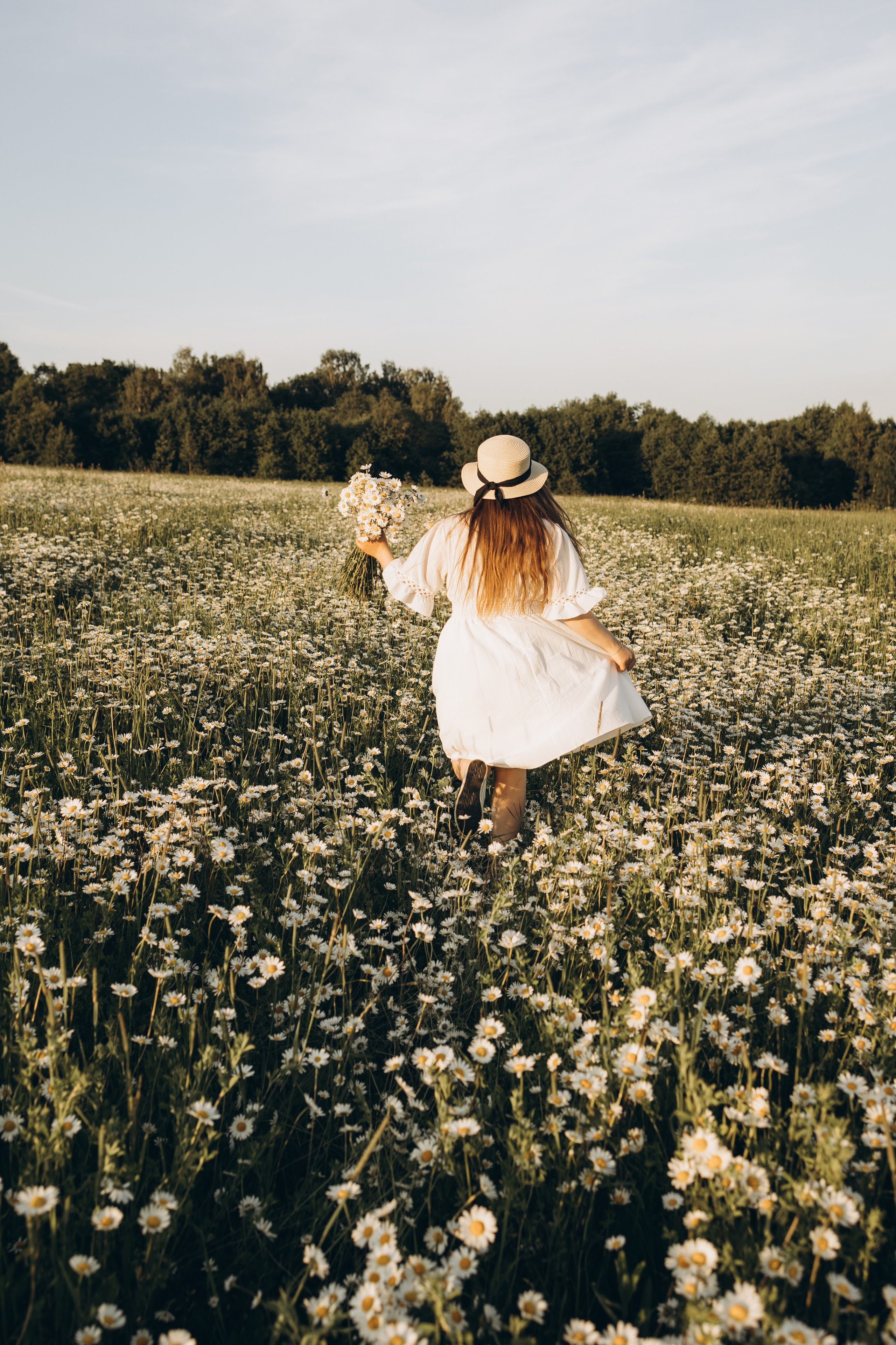 Маша и ромашки. Семейный фотограф в Москве Виктория Ястребинская
