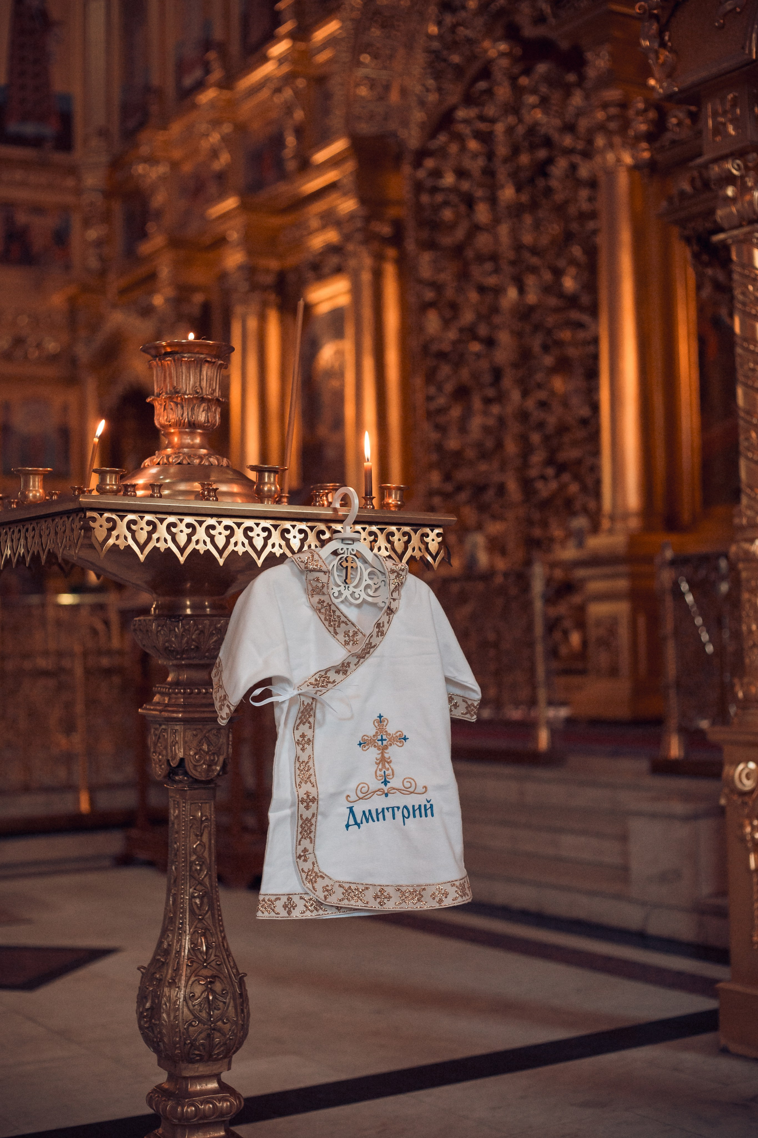 Крещение Дмитрия в Свято-Троицком кафедральном соборе Калуги