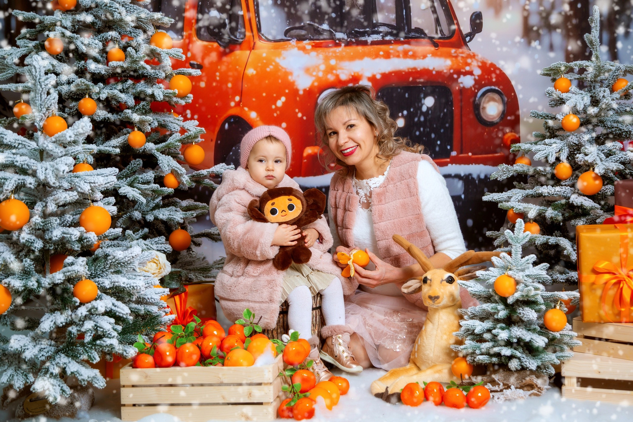 Новогодняя фотосессия. Фотостудия «Олеся». Фотостудия в г. Верхняя Пышма