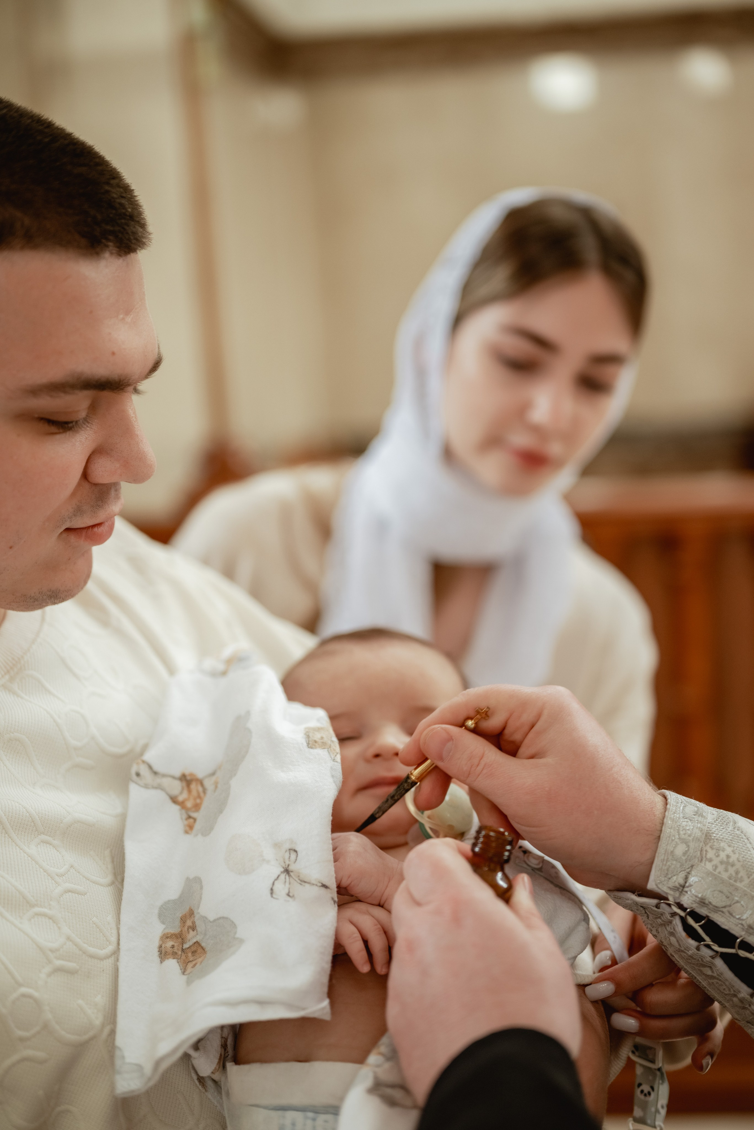 Крещение в Донецке. Юлия Басня семейный и свадебный фотограф в Донецке