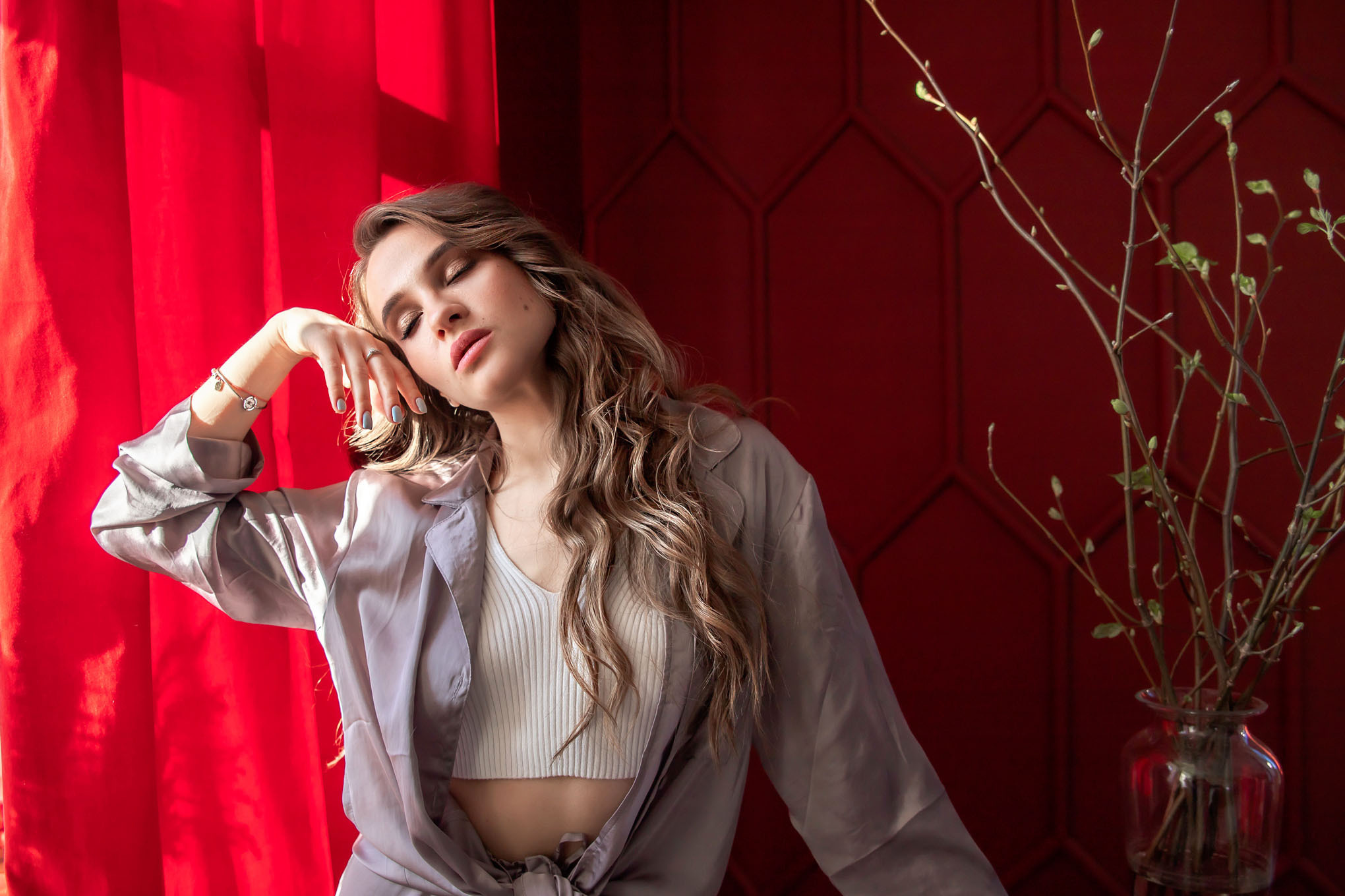 Портрет в студии. Индивидуальная фотосессия. Фотограф Галина Трухина