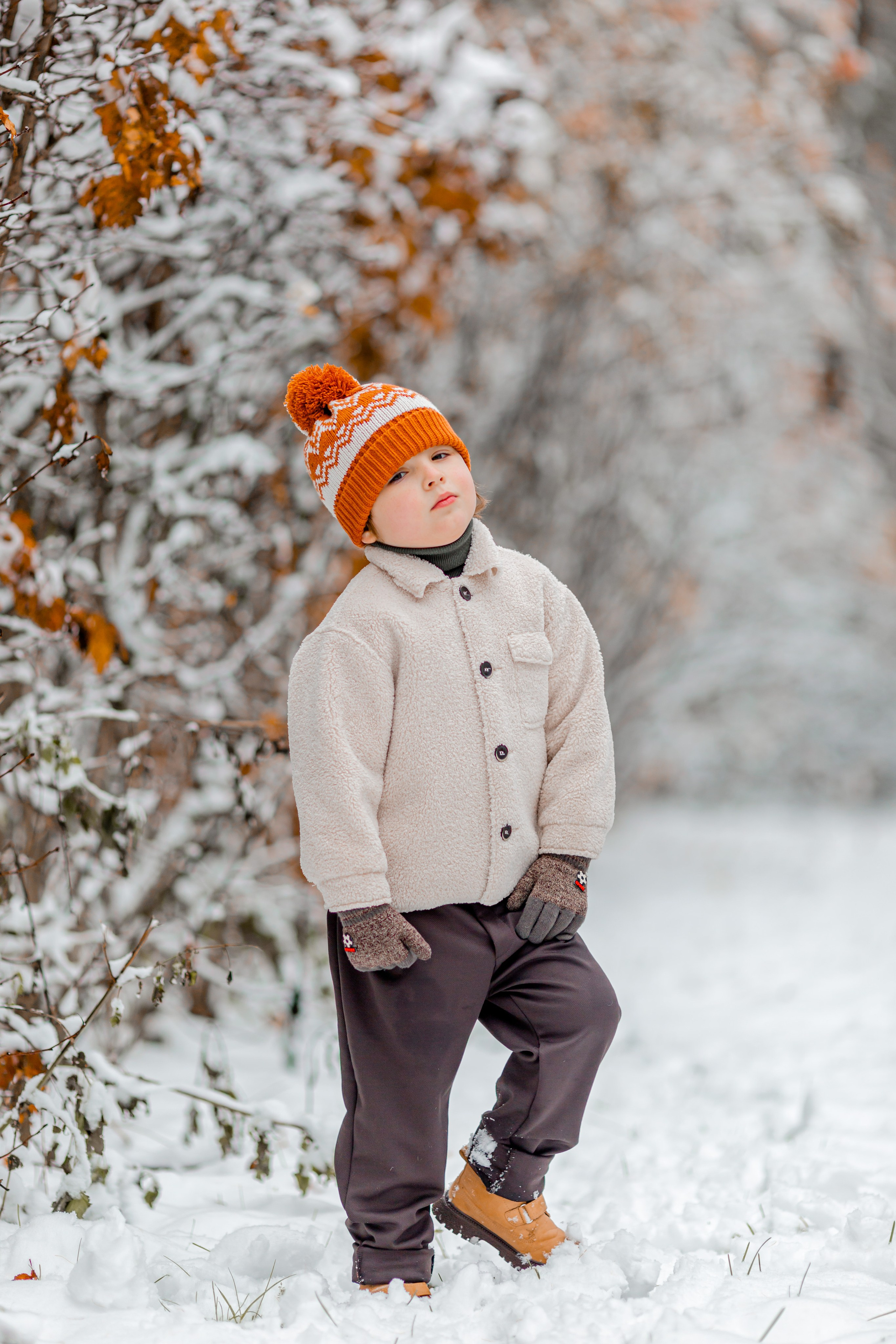 Зимний лес. Семейный и детский фотограф в Москве Алёна Кораблина