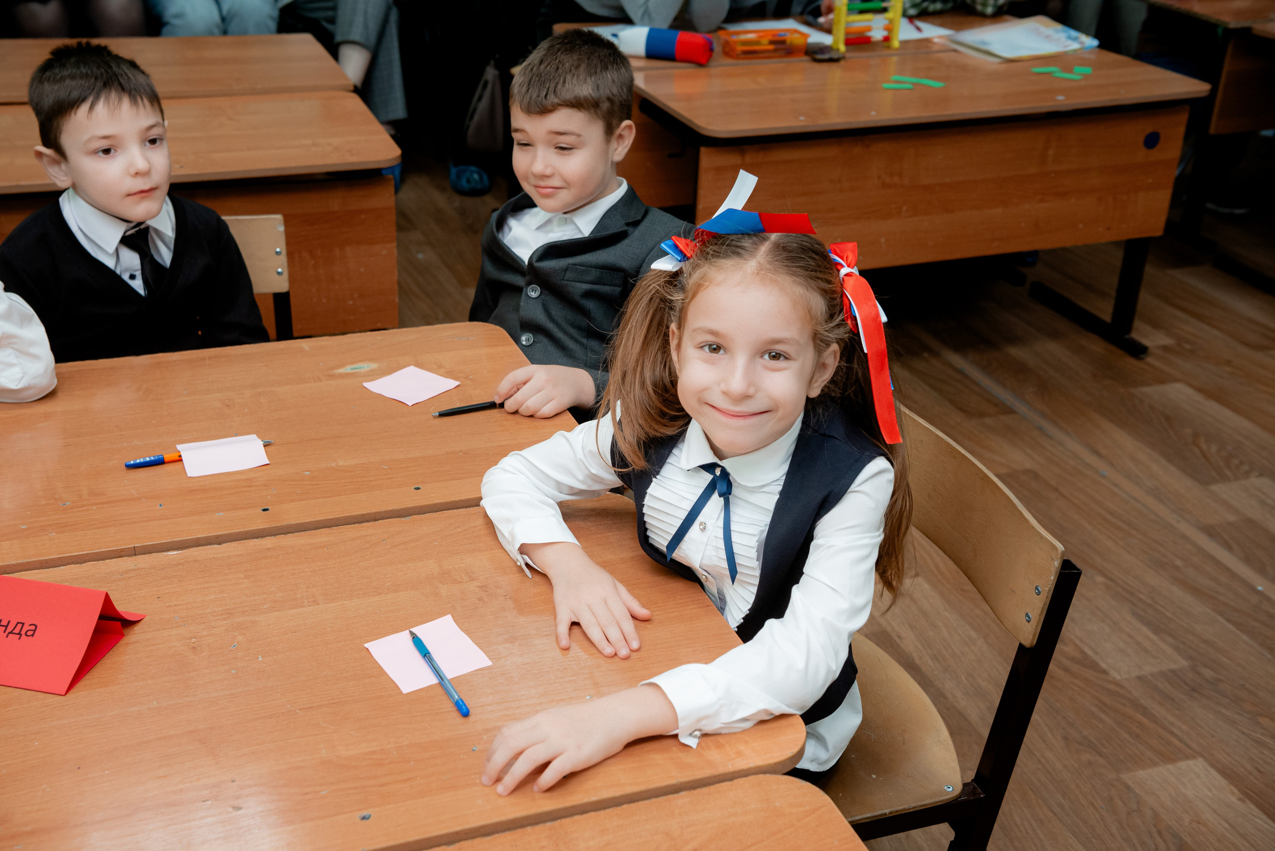 Открытый урок первоклашек в Школе. Фотограф в Волгограде и Волжском Александр Горбань