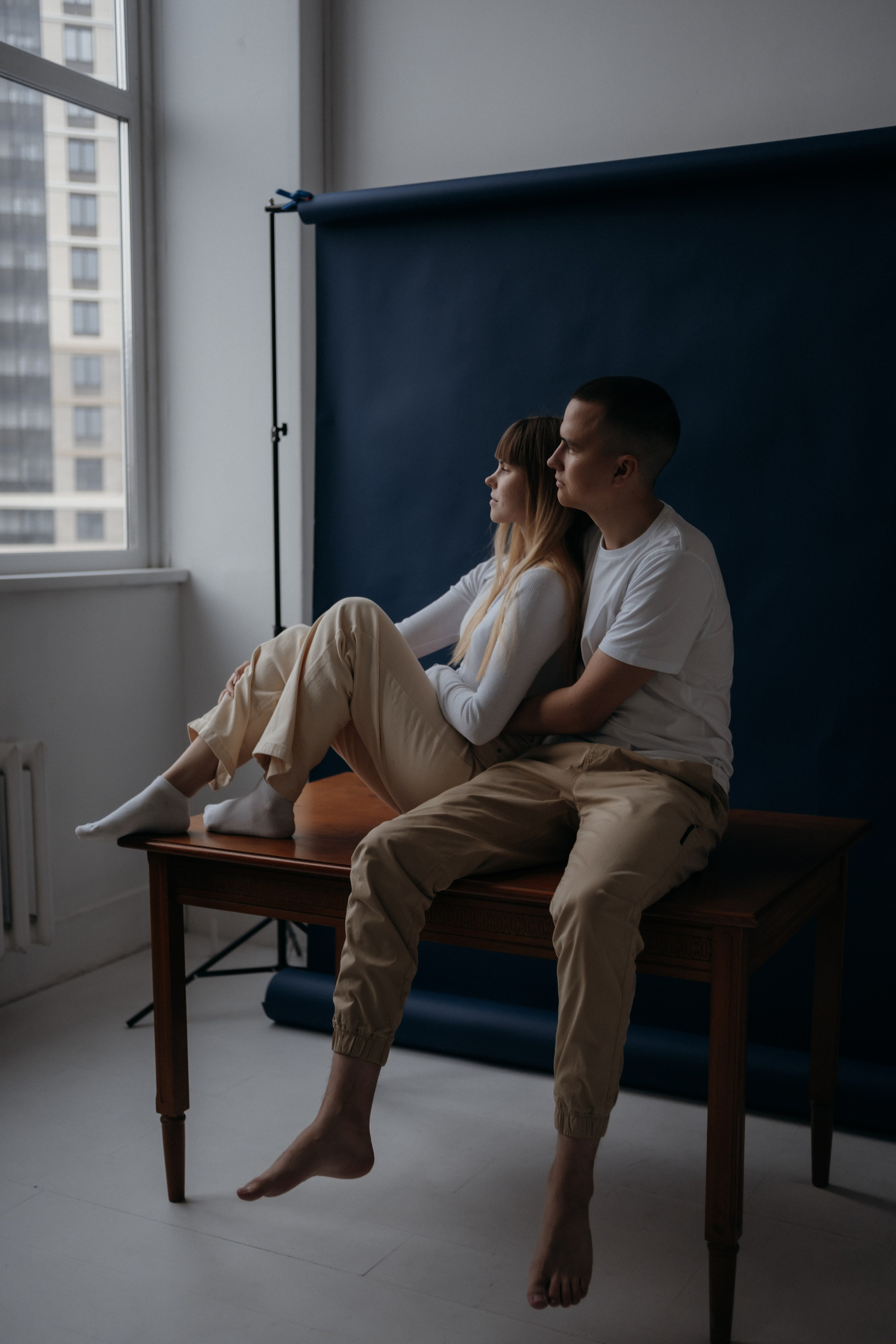 Парная фотосессия в студии в Архангельске. Портретный и свадебный фотограф в Архангельске Елизавета Стрекаловская