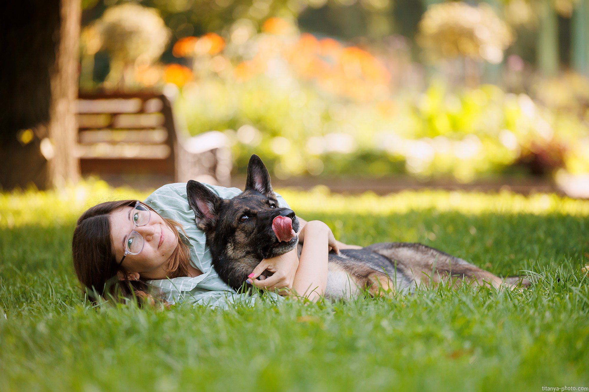 Маша и Харпи. Фотограф собак, фотограф-анималист Аня Титова (Titanya). Москва