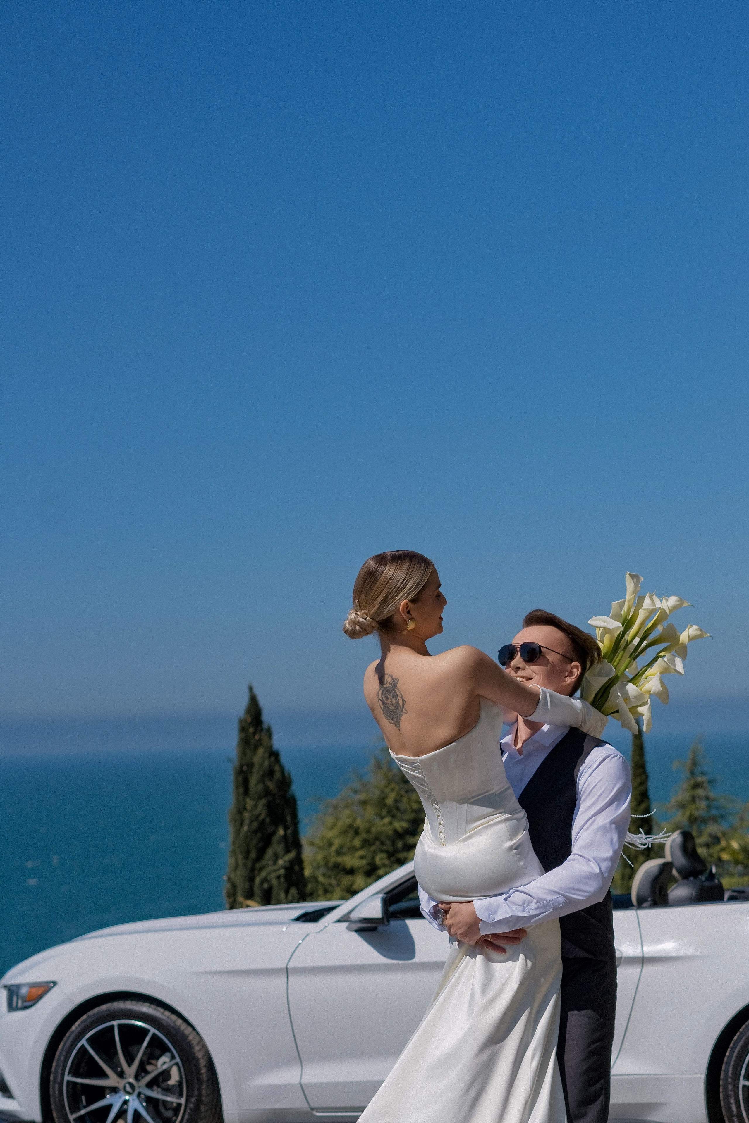 Свадебная прогулка Сергея и Елены в Сочи. Профессиональный Фотограф в Сочи Марина Ситкина