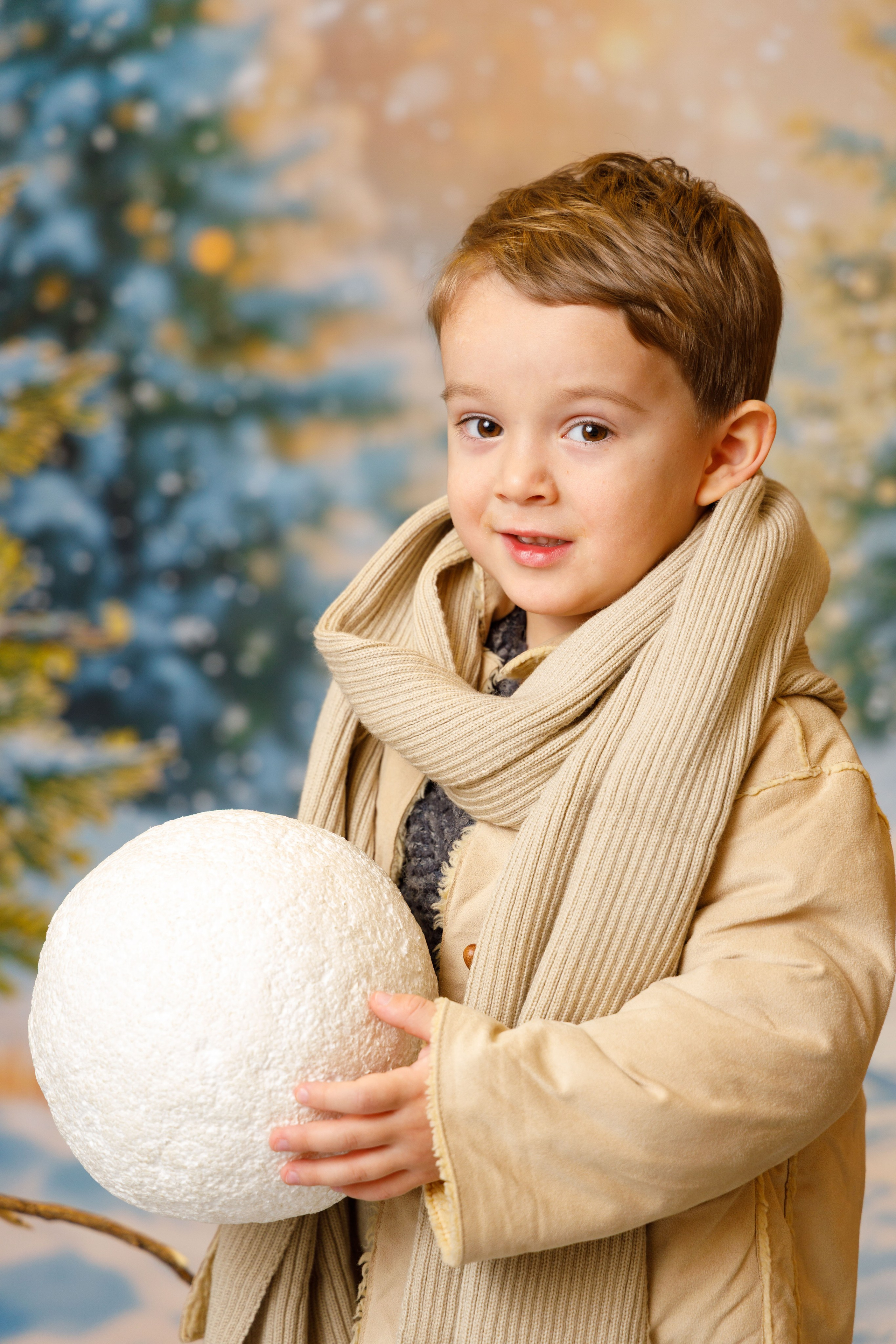 Зимний лес. Детская фотостудия Москва