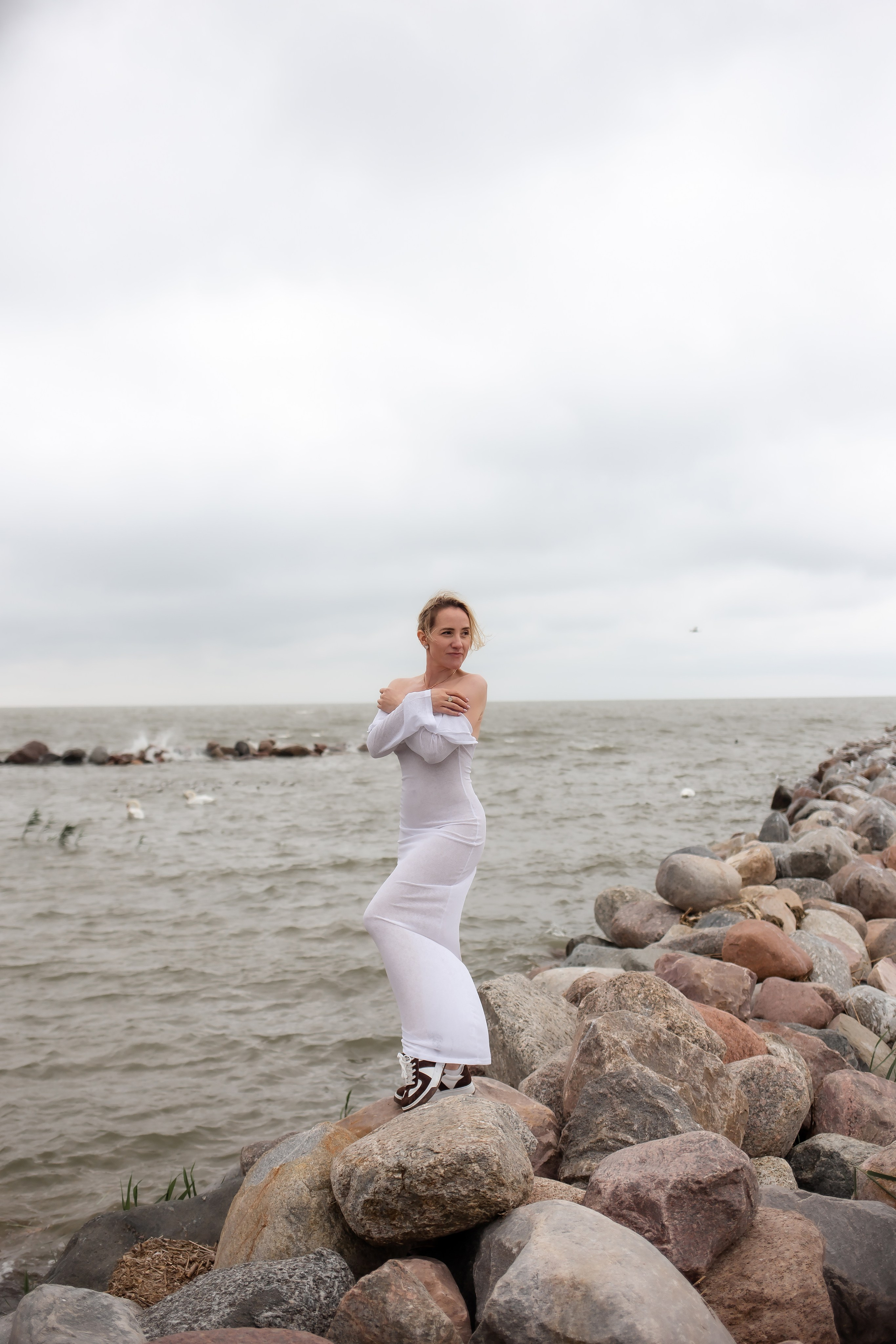 Катя. Маяк в Заливино. Фотограф в Калининграде Решетникова Алина