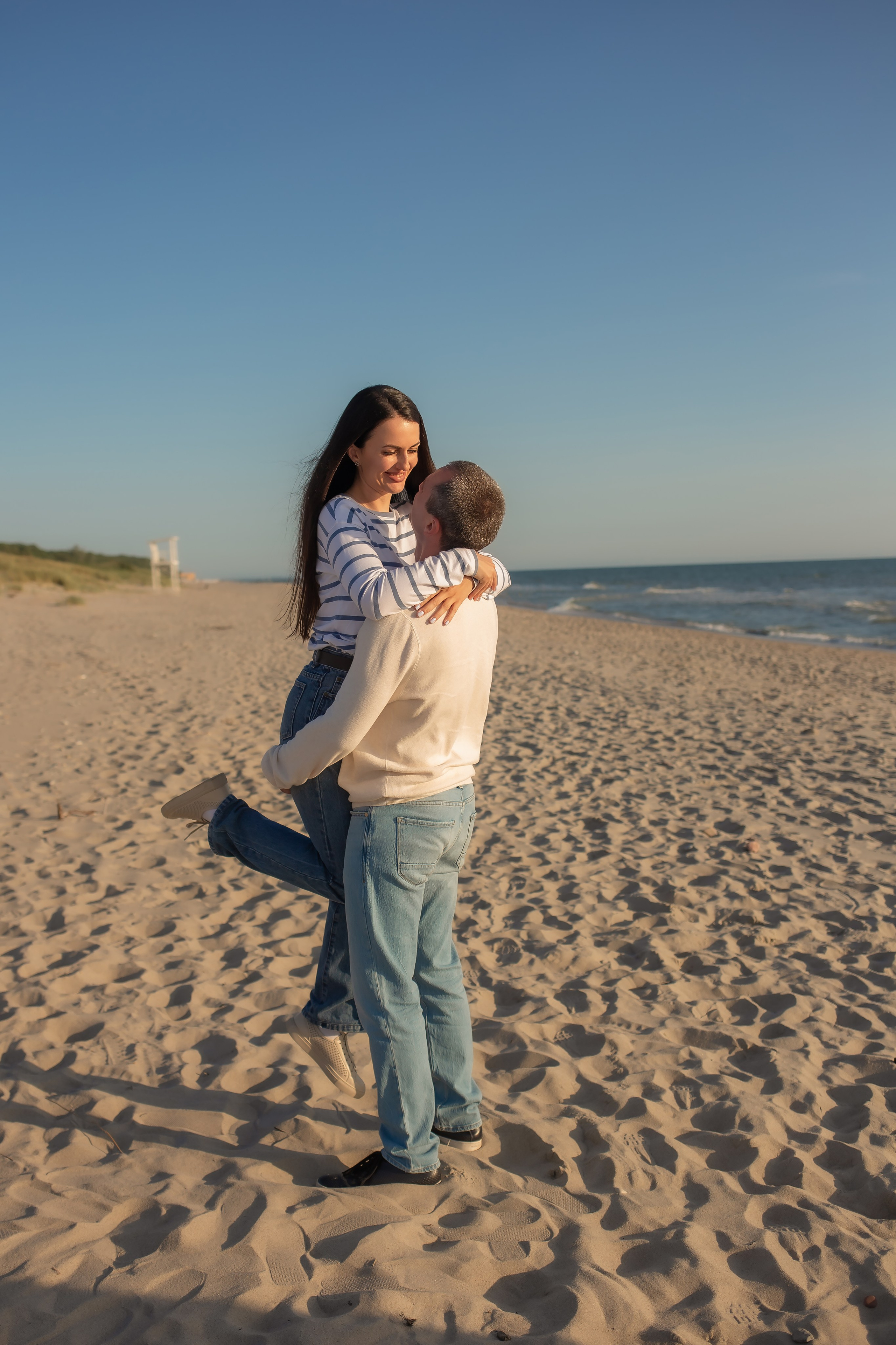 Павел и Татьяна. Закат в Янтарном. Фотограф в Калининграде Решетникова Алина